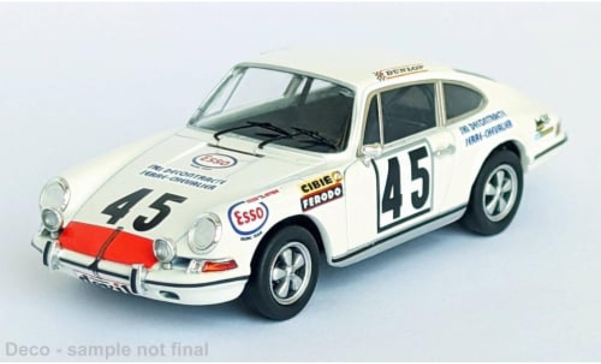 Porsche 911 1/43 Trofeu S No.45 24h Le Mans 1971 1:43 modelauto