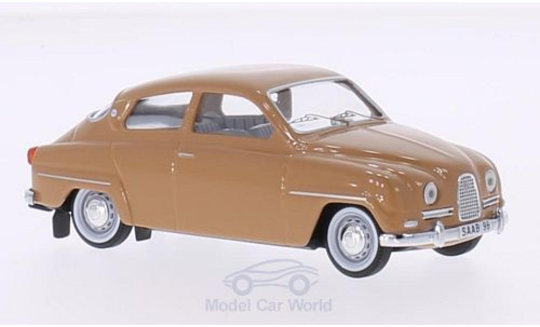 Saab 96 1/43 Trofeu bruin modelauto