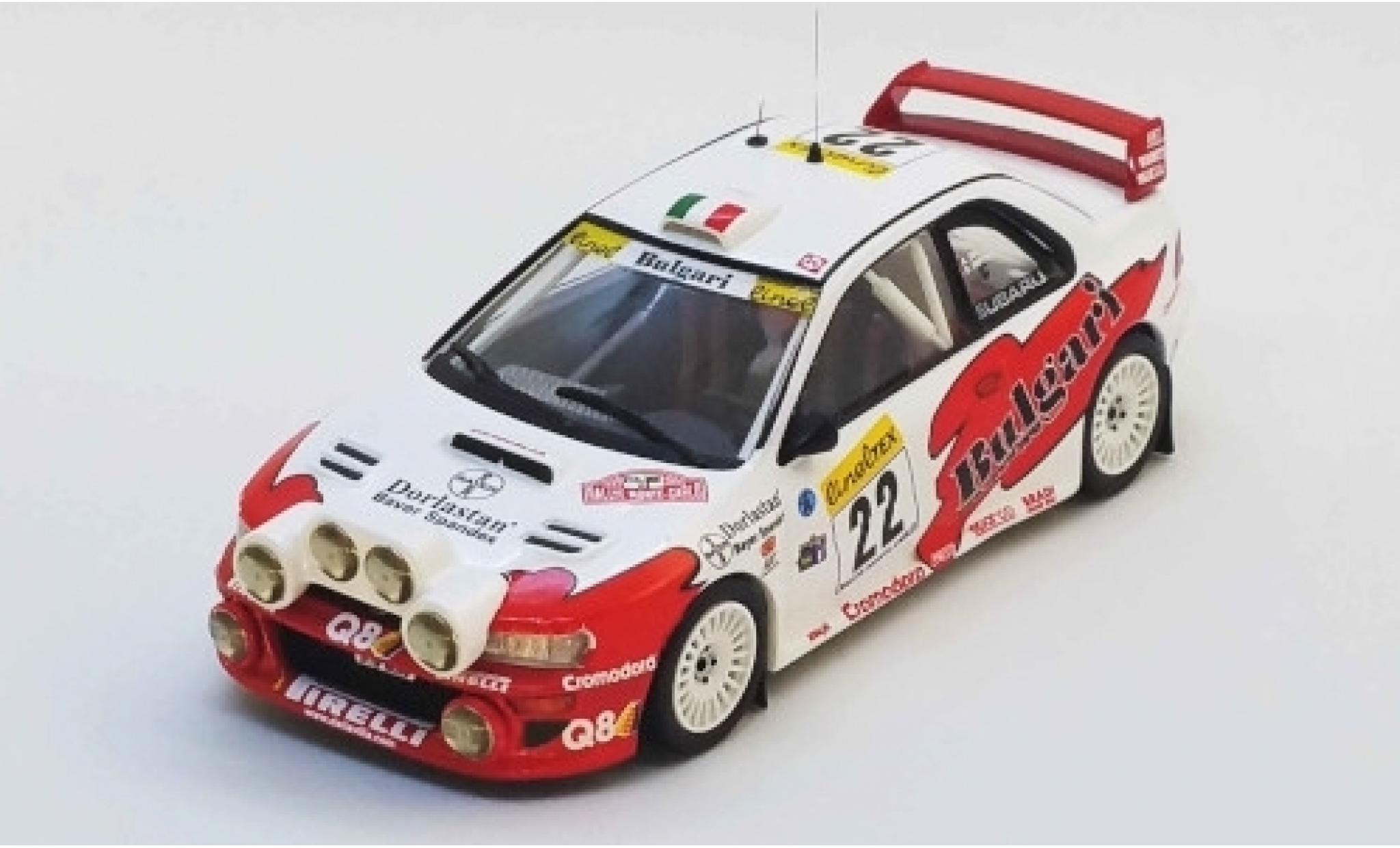 Subaru Impreza 1/43 Trofeu WRC No.22 Bulgari Rallye WM Rally Monte Carlo 1999 A. Dallavilla/D. Fappani modelauto