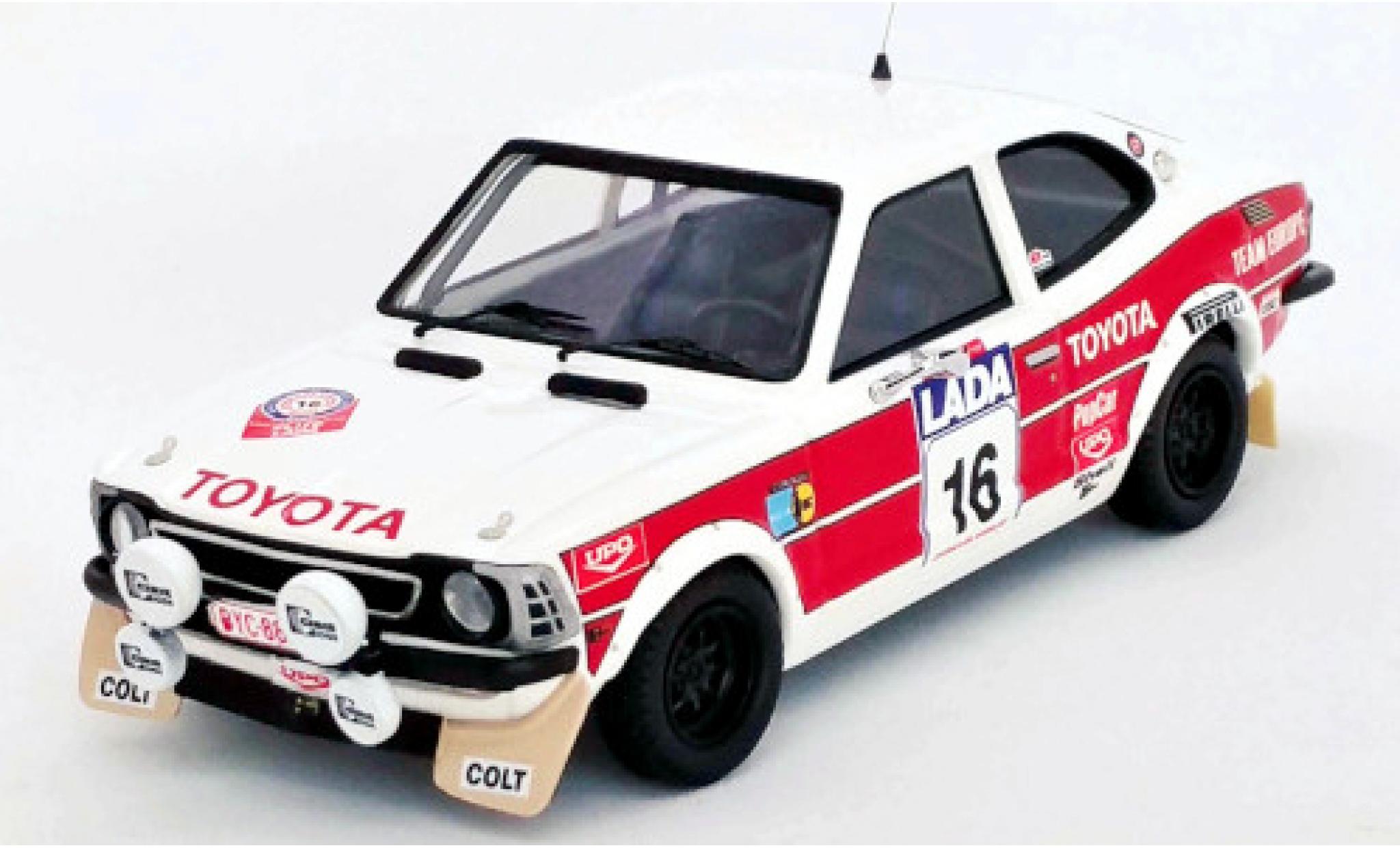Toyota Corolla 1/43 Trofeu Levin No.16 Rallye WM 1000 Lakes Rallye 1977 M.Saaristo/T.Alanen modelauto