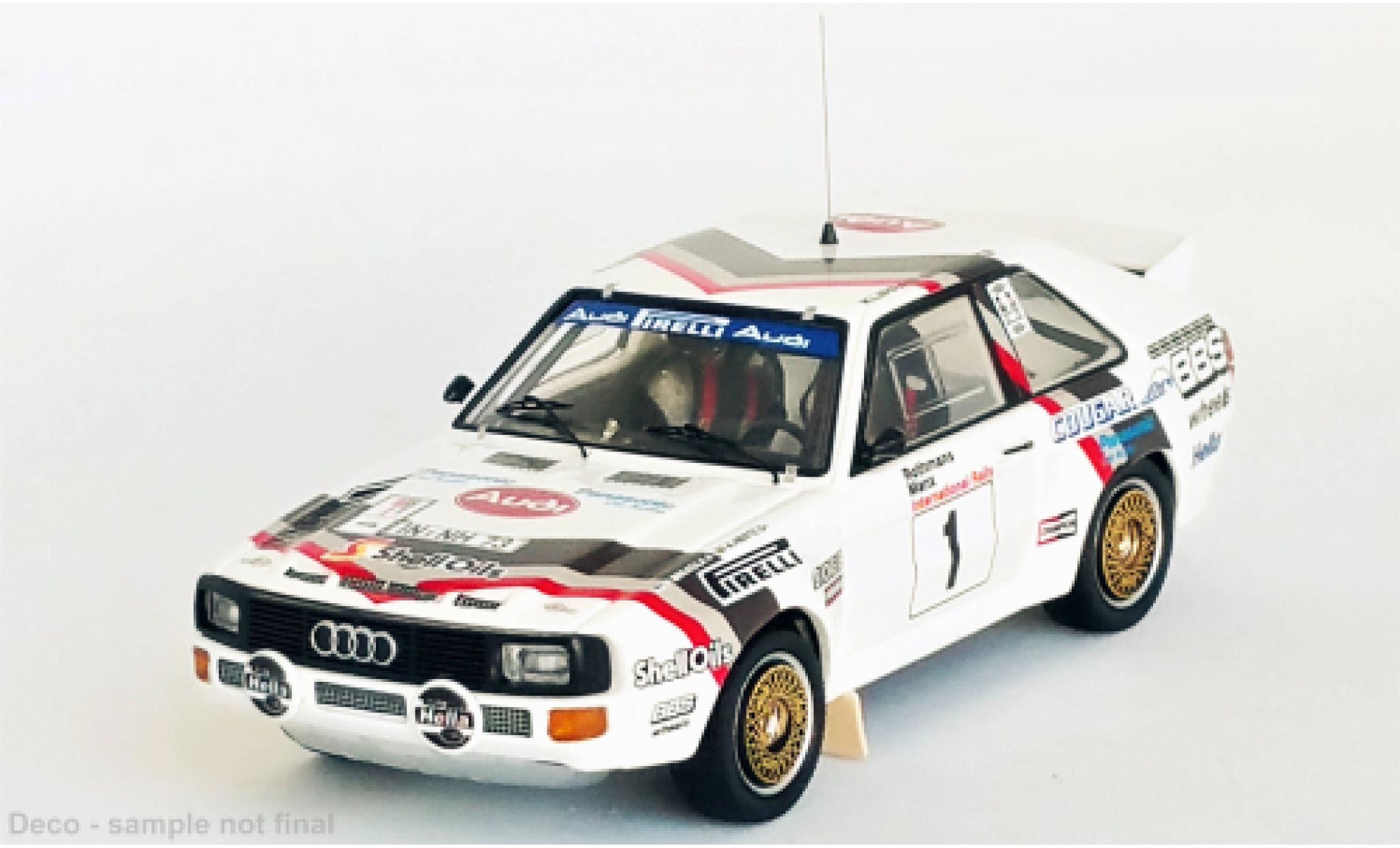 Audi Sport Quattro 1/43 Trofeu Sport quattro No.1 Rallye Manx 1984 modelauto