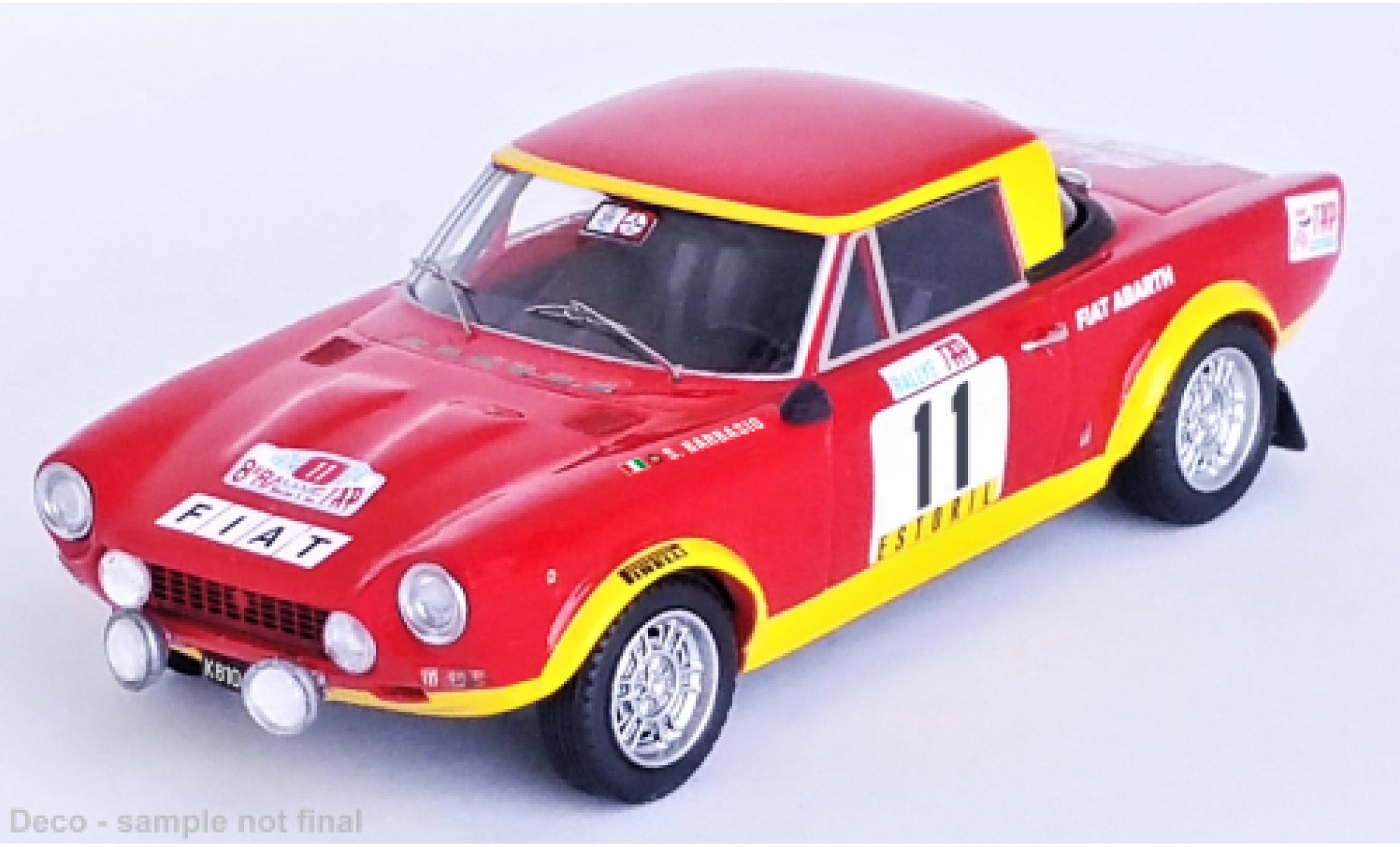 Fiat 124 1/43 Trofeu Abarth Rallye No.11 Rallye WM Rallye Portugal 1974 modelauto