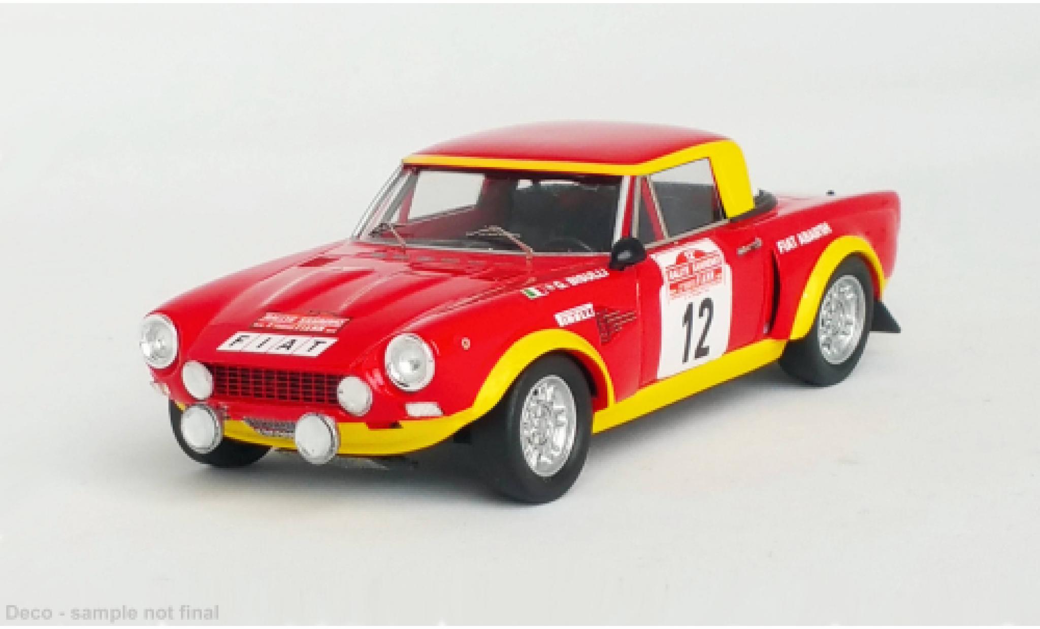 Fiat 124 1/43 Trofeu Abarth Rallye No.12 Rallye WM Rallye San Remo 1974 modelauto