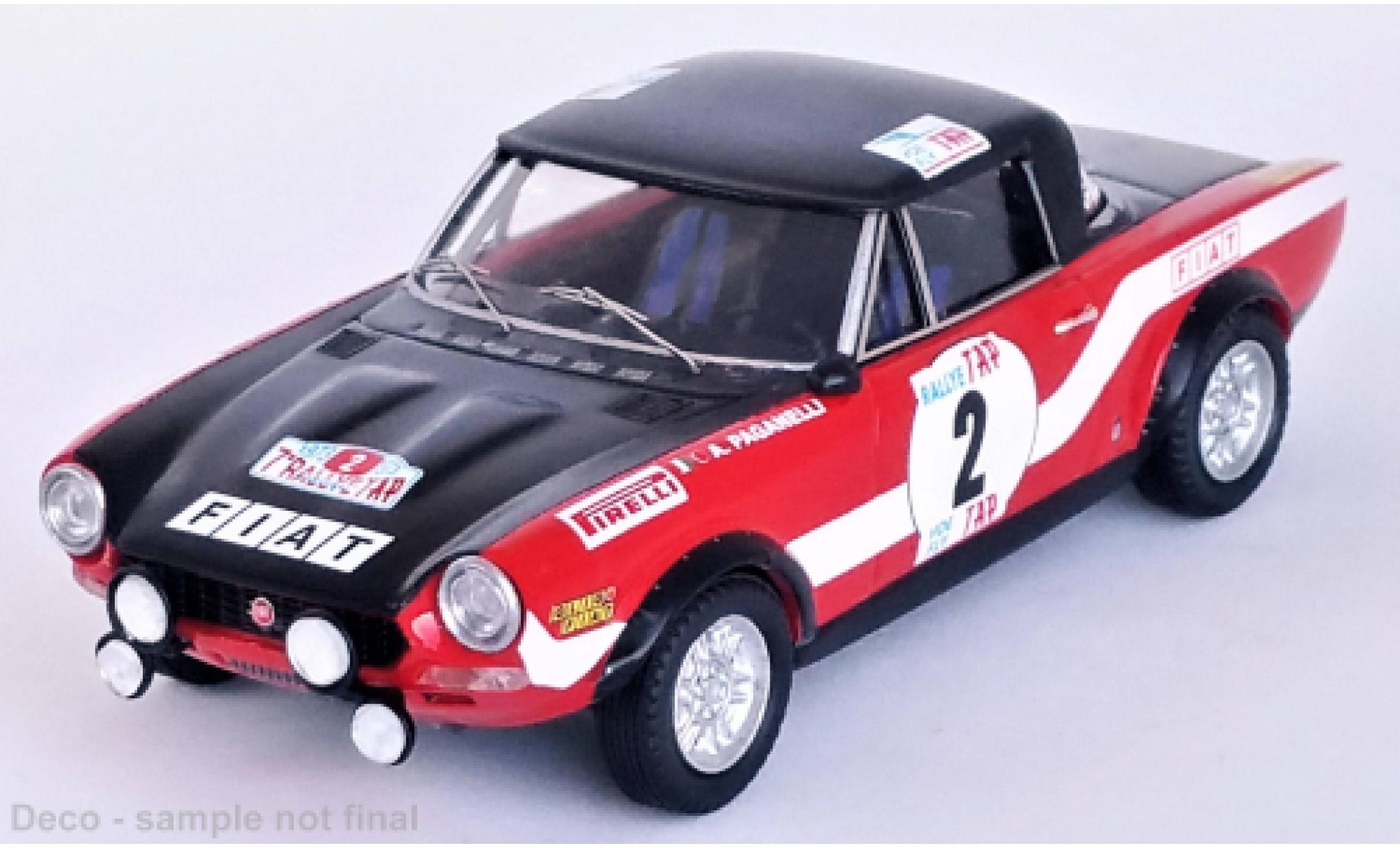 Fiat 124 1/43 Trofeu Abarth Rallye No.2 Rallye WM Rallye Portugal 1973 modelauto