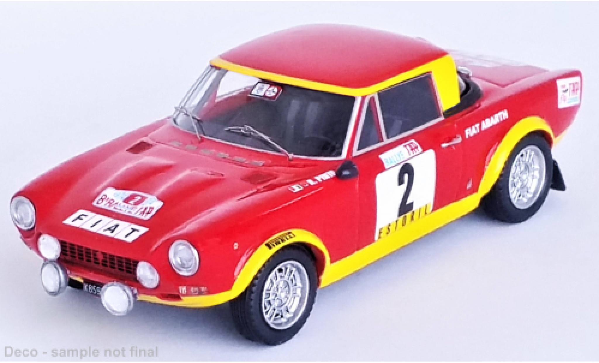 Fiat 124 1/43 Trofeu Abarth Rallye No.2 Rallye WM Rallye Portugal 1974 modelauto