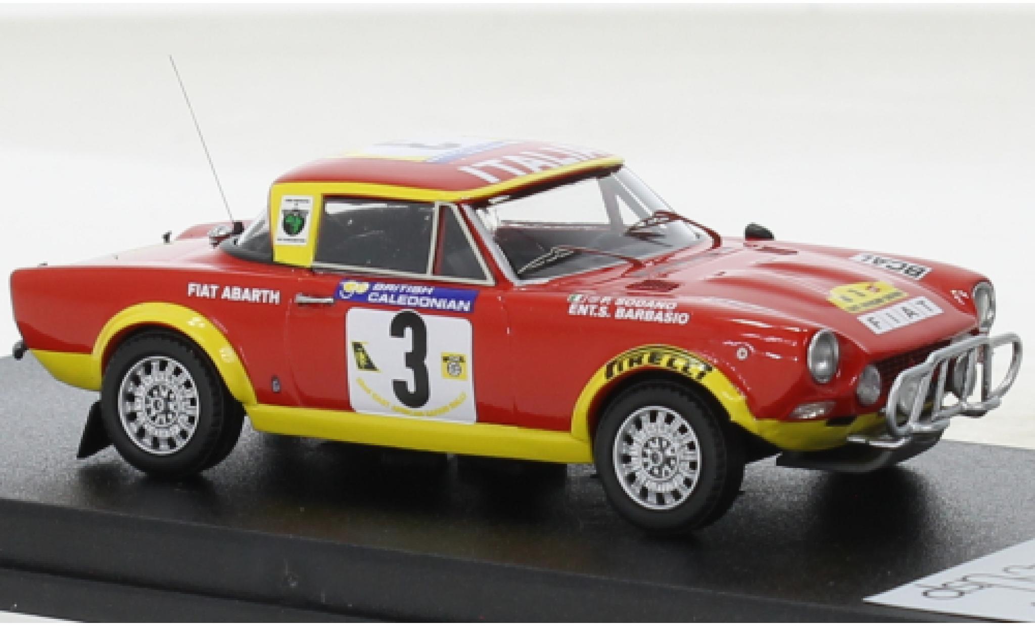 Fiat 124 1/43 Trofeu Abarth Rallye No.3 Rallye WM Safari Rallye 1974 modelauto