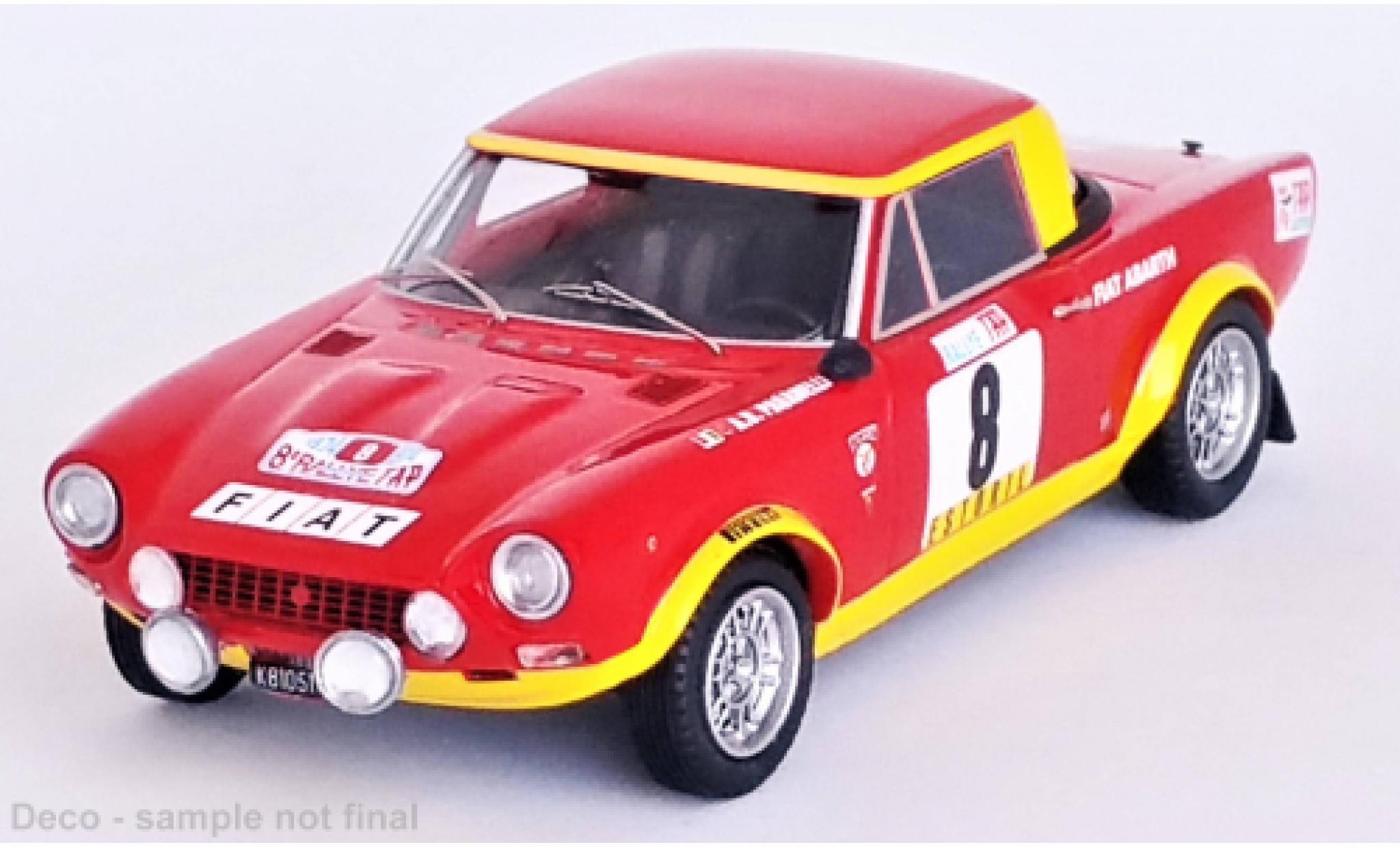 Fiat 124 1/43 Trofeu Abarth Rallye No.8 Rallye WM Rallye Portugal 1974 modelauto