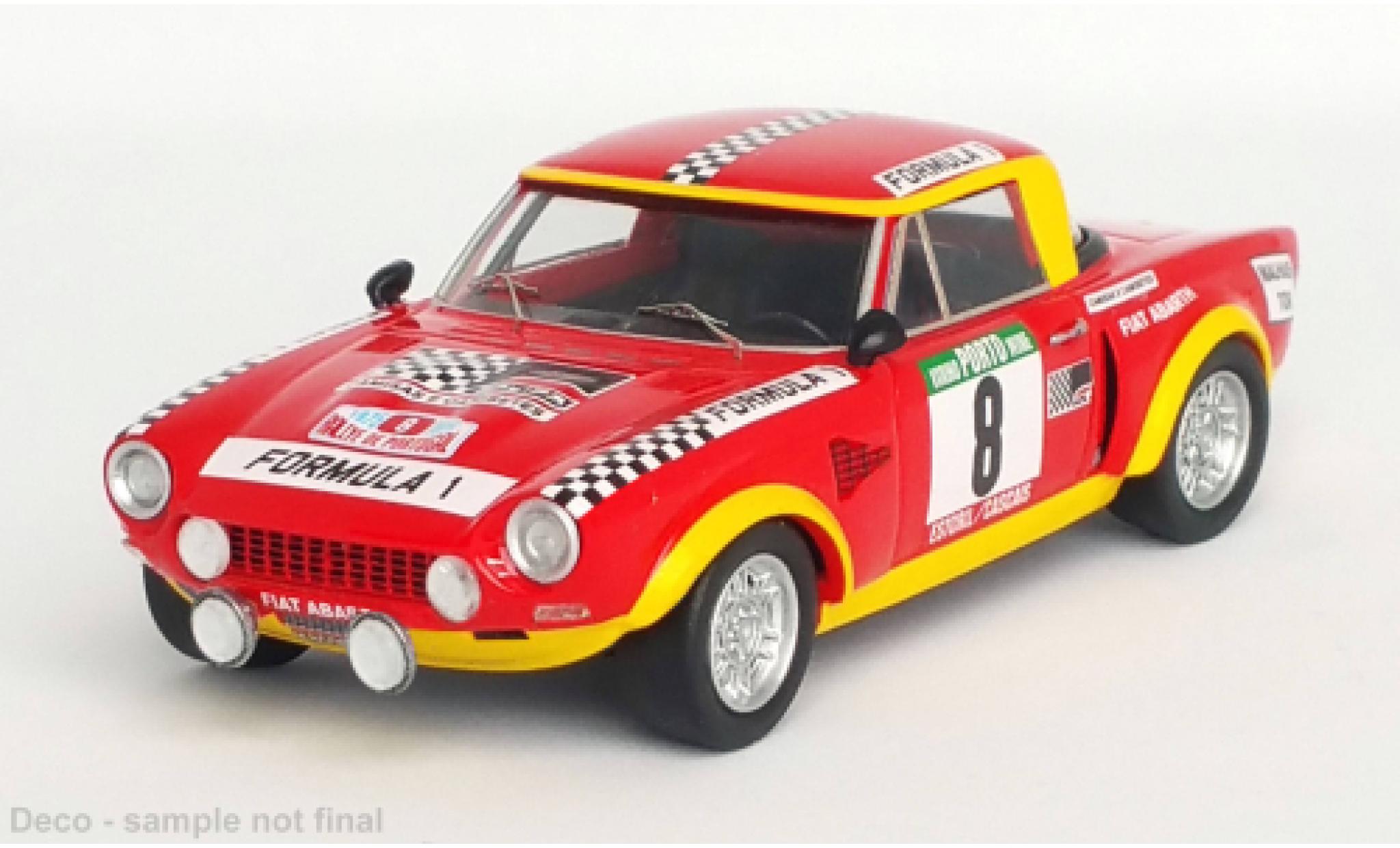 Fiat 124 1/43 Trofeu Abarth Rallye No.8 Rallye WM Rallye Portugal 1975 modelauto