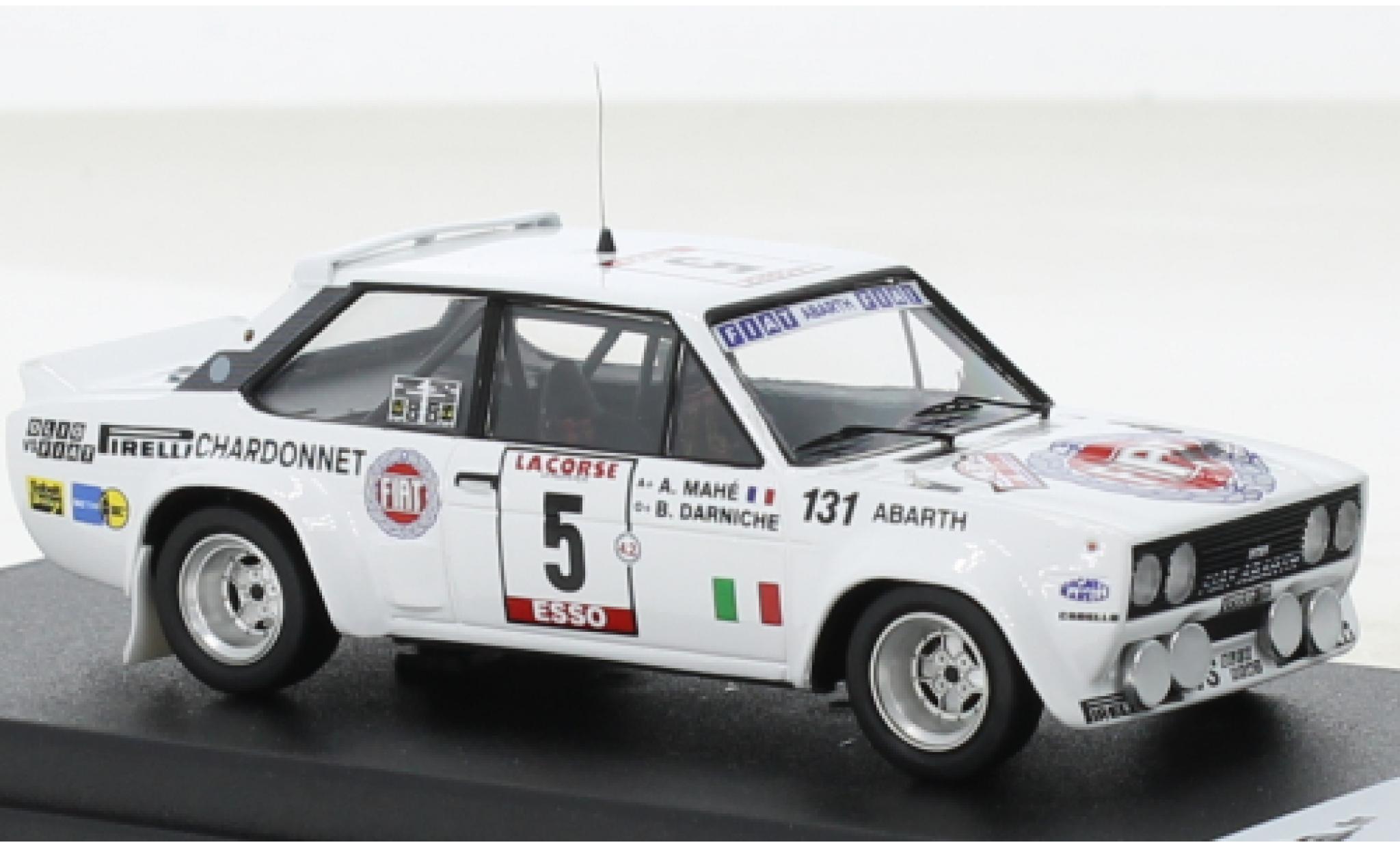 Fiat 131 1/43 Trofeu Abarth No.5 Rallye WM Tour de Corse 1980 modelauto