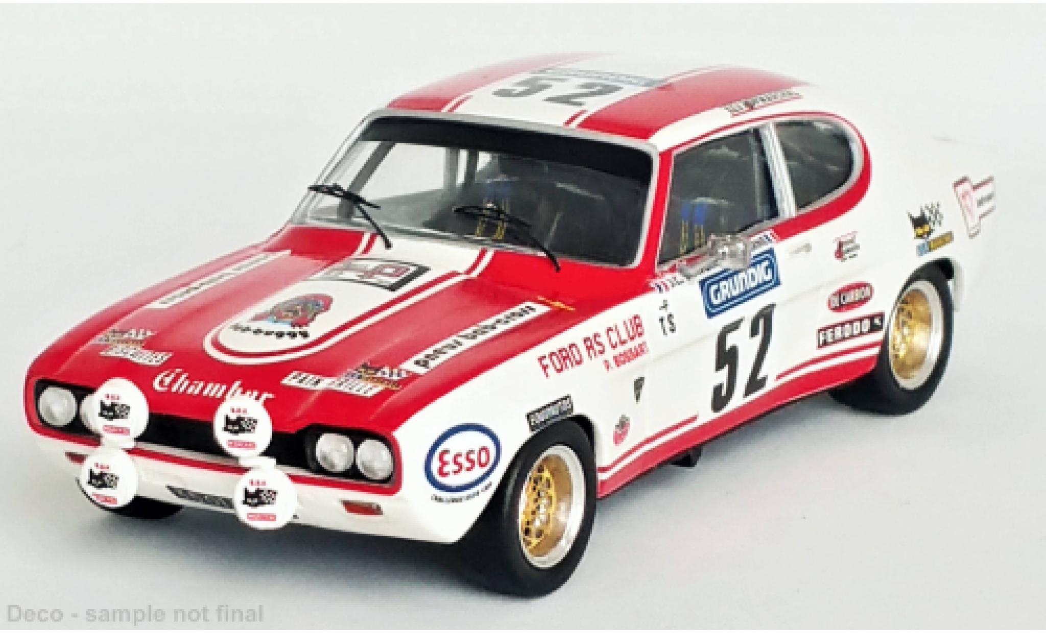 Ford Capri 1/43 Trofeu MK I 2600 RS No.52 Tour de France Auto 1973 modelauto