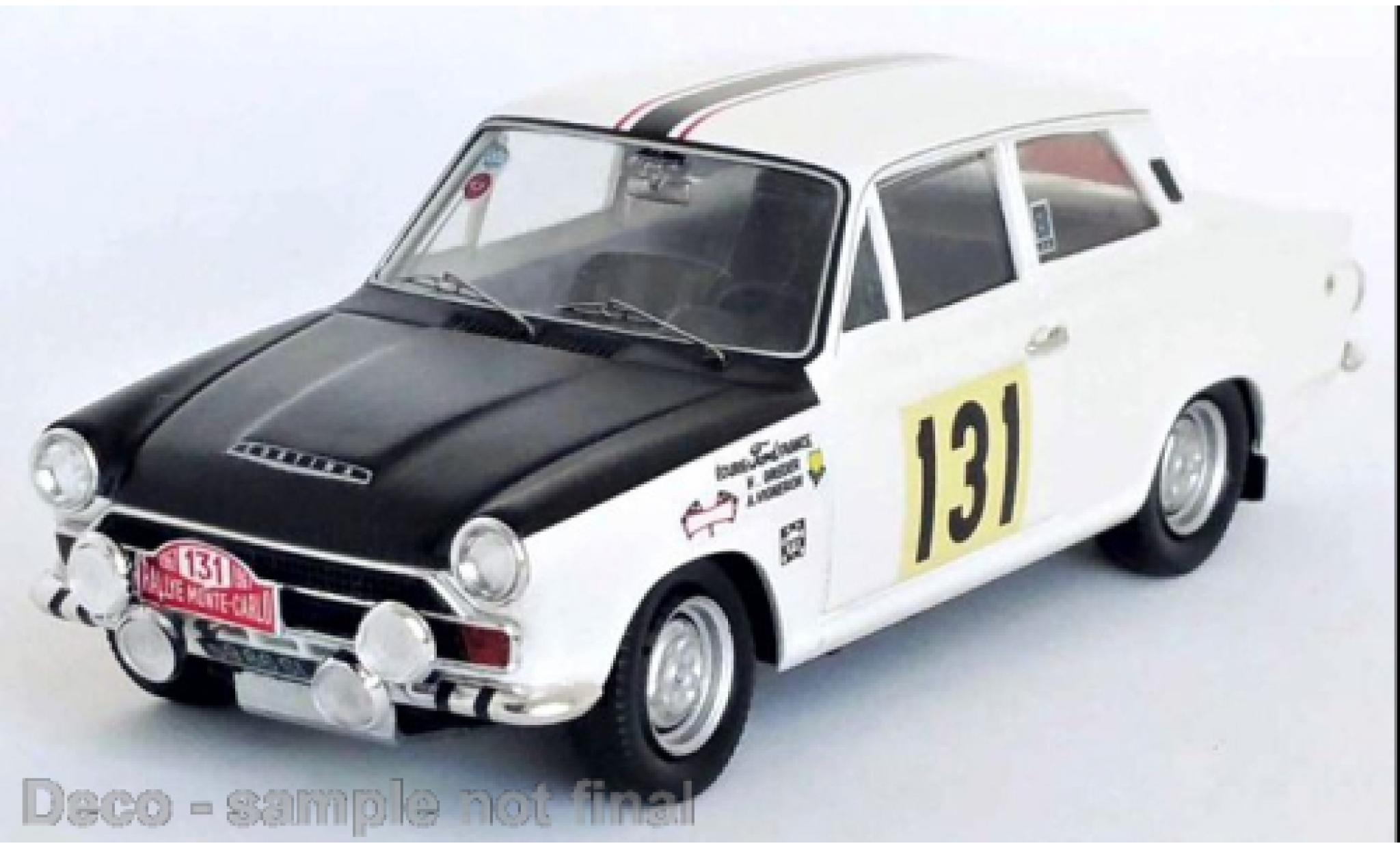 Lotus Cortina 1/43 Trofeu Ford No.131 Rallye Monte Carlo 1967 modelauto