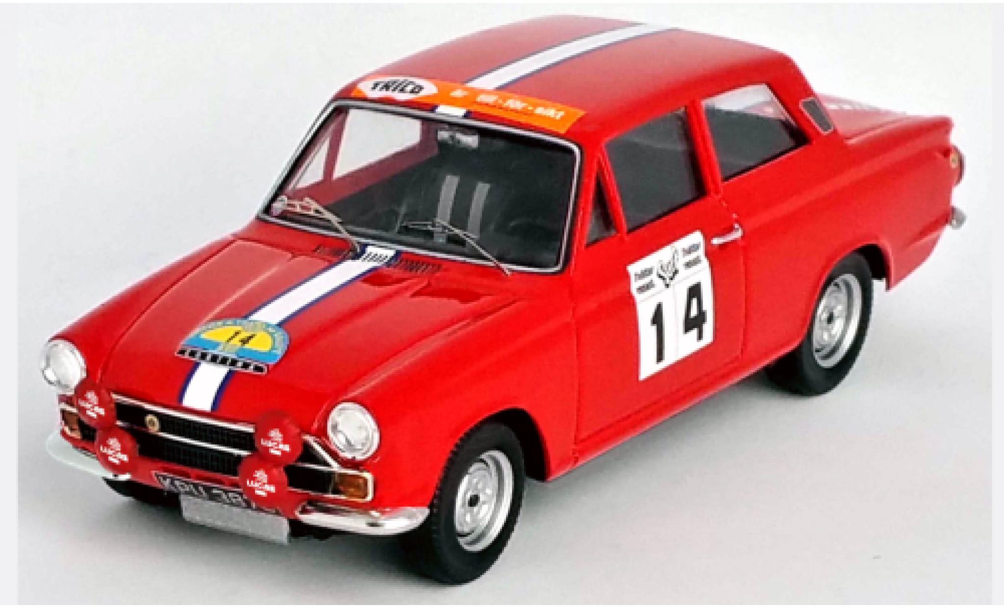 Lotus Cortina 1/43 Trofeu Ford No.14 Rallye Schweden 1966 modelauto