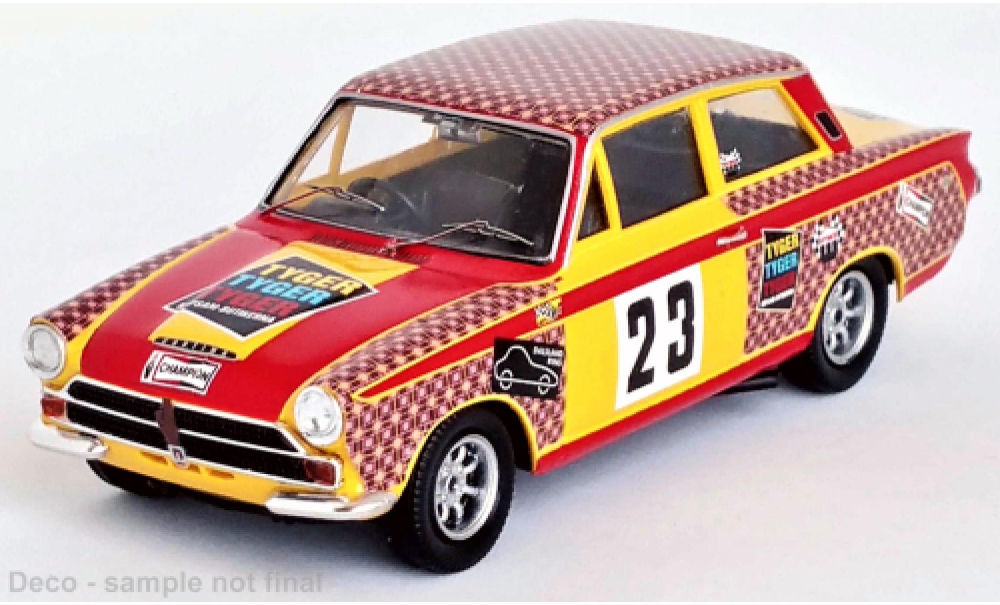 Lotus Cortina 1/43 Trofeu Ford No.23 Castrol Swedish Touring Car Championship 1968 modelauto