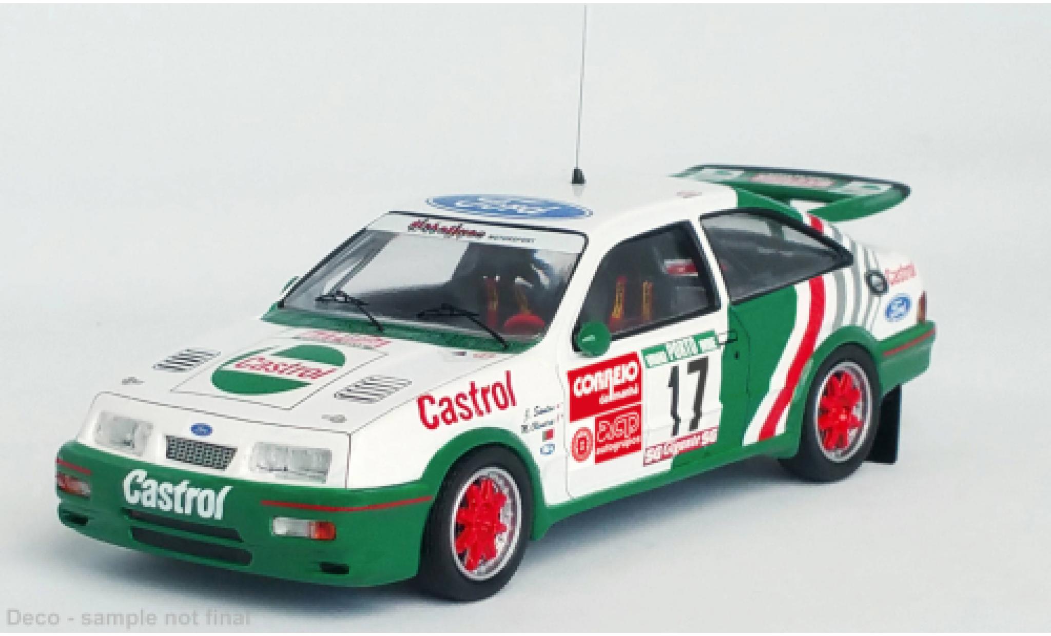 Ford Sierra 1/43 Trofeu RS Cosworth No.17 Castrol Rallye WM Rallye Portugal 1988 modelauto