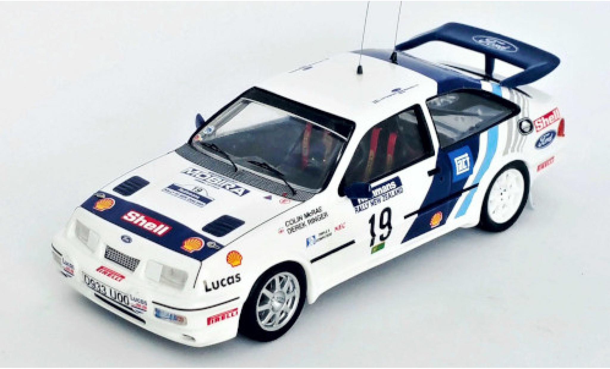 Ford Sierra 1/43 Trofeu RS Cosworth RHD No.19 Rallye WM Rallye Neuseeland 1989 modelauto