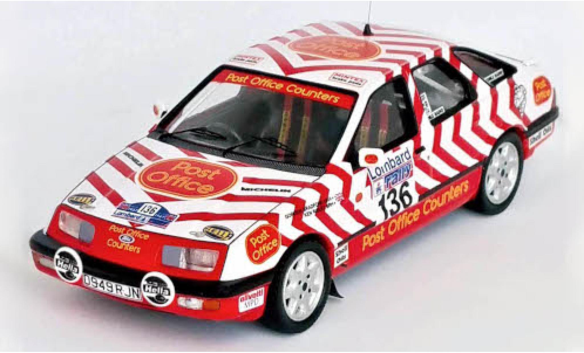 Ford Sierra 1/43 Trofeu XR 4x4 RHD No.136 Rallye WM RAC Rallye 1987 modelauto