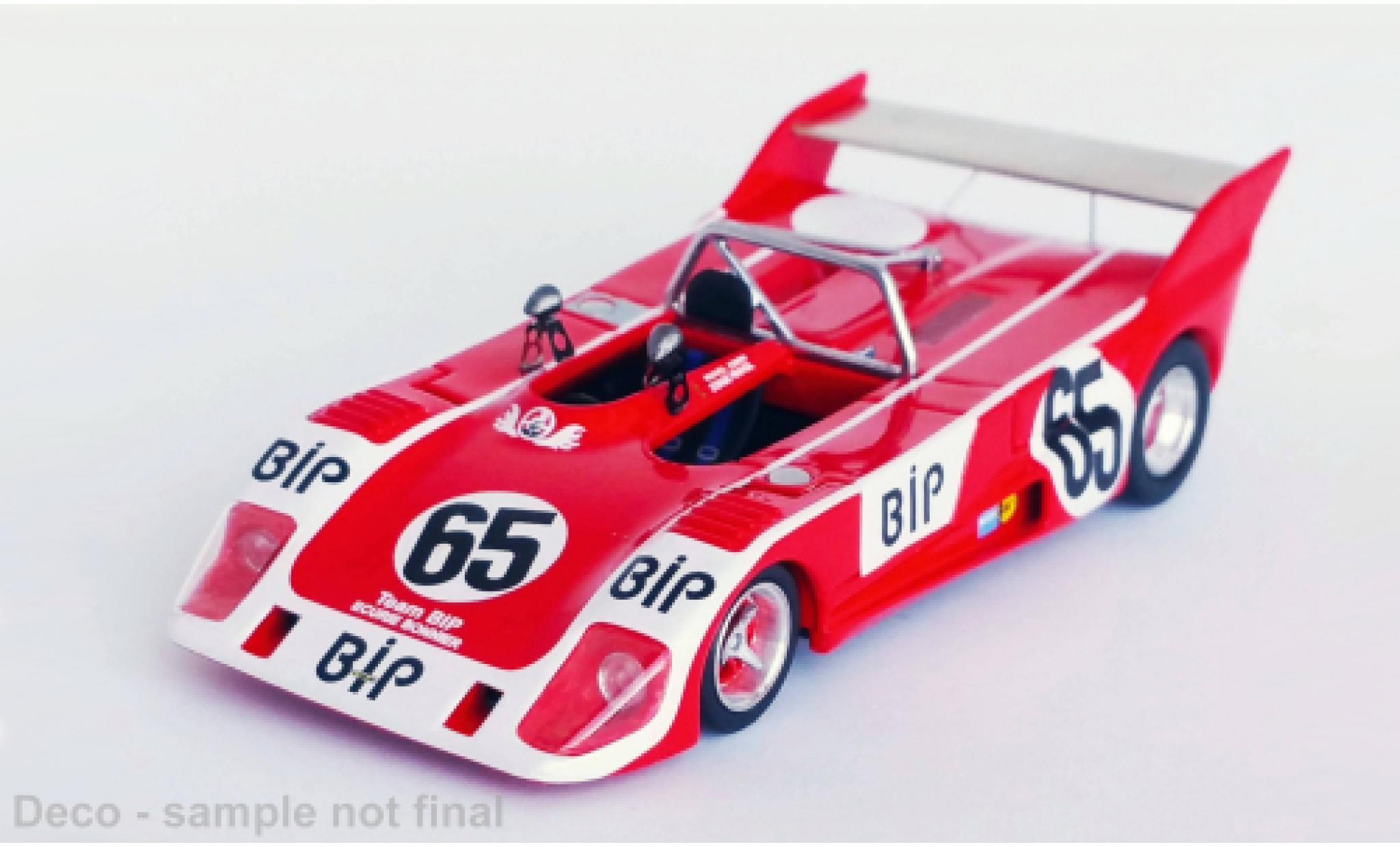 Lola T292 1/43 Trofeu RHD No.65 1000 Km Spa 1973 modelauto