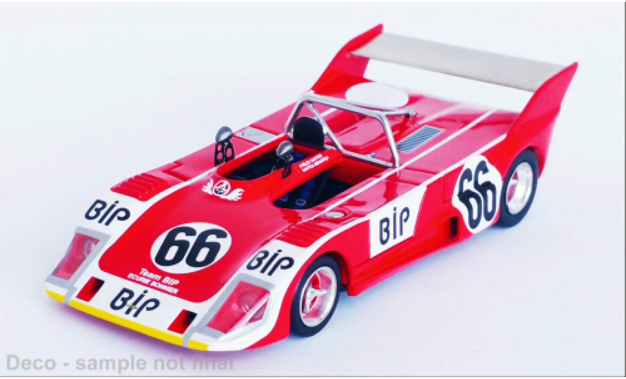 Lola T292 1/43 Trofeu RHD No.66 1000 Km Spa 1973 modelauto