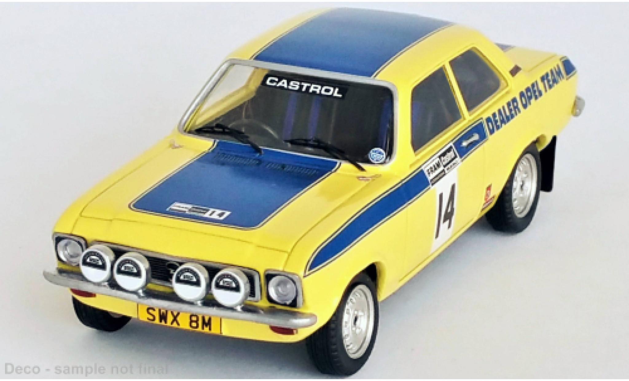 Opel Ascona 1/43 Trofeu A No.14 Welsh Rally 1974 modelauto