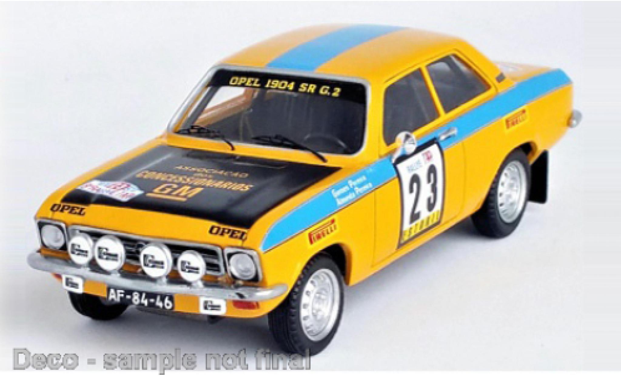 Opel Ascona 1/43 Trofeu A No.23 Rallye WM Rallye Portugal 1974 modelauto