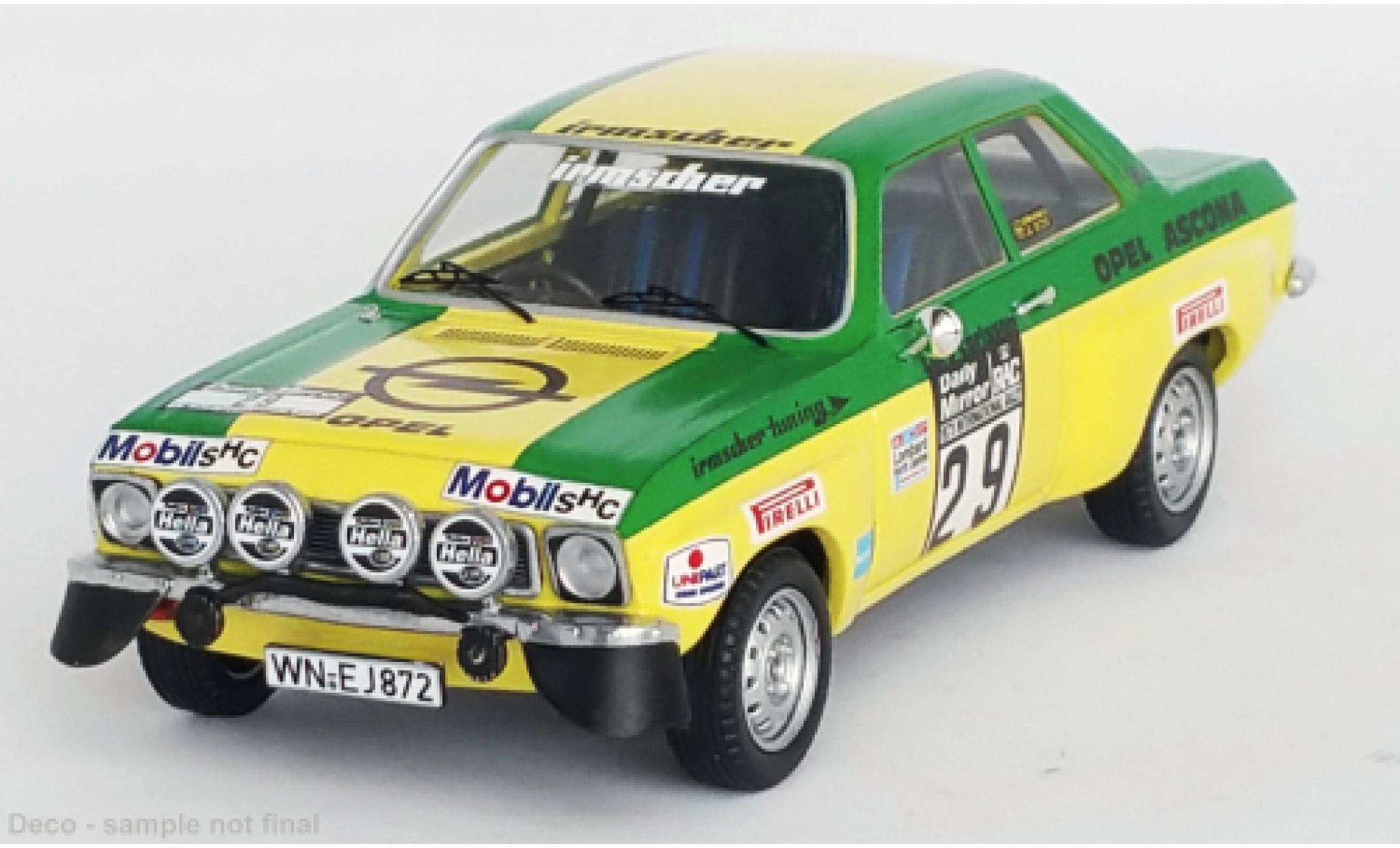 Opel Ascona 1/43 Trofeu A No.29 Rallye WM RAC Rallye 1973 modelauto