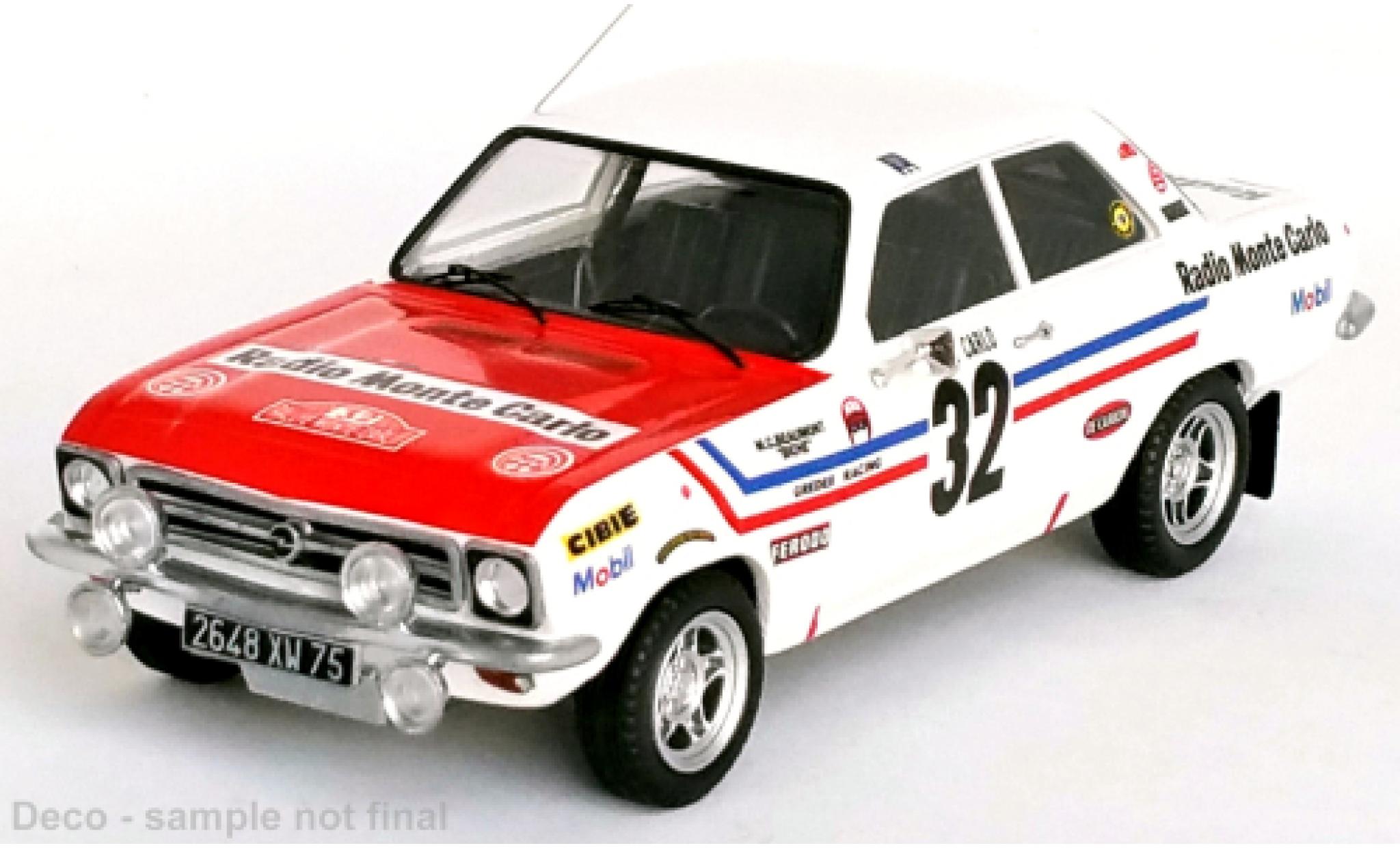 Opel Ascona 1/43 Trofeu A No.32 Rallye Monte Carlo 1972 modelauto