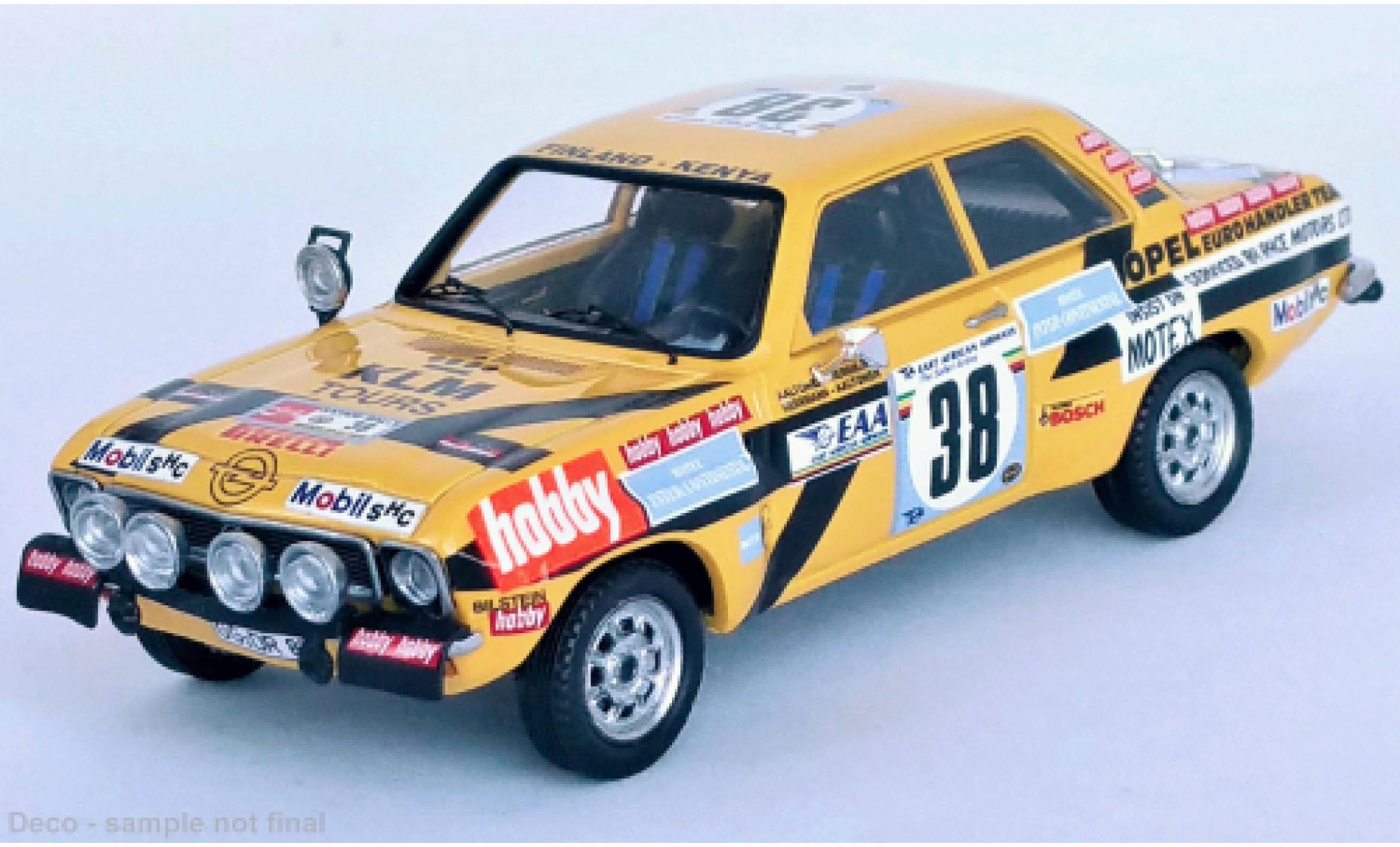 Opel Ascona 1/43 Trofeu A No.38 Rallye WM Safari Rallye 1975 modelauto
