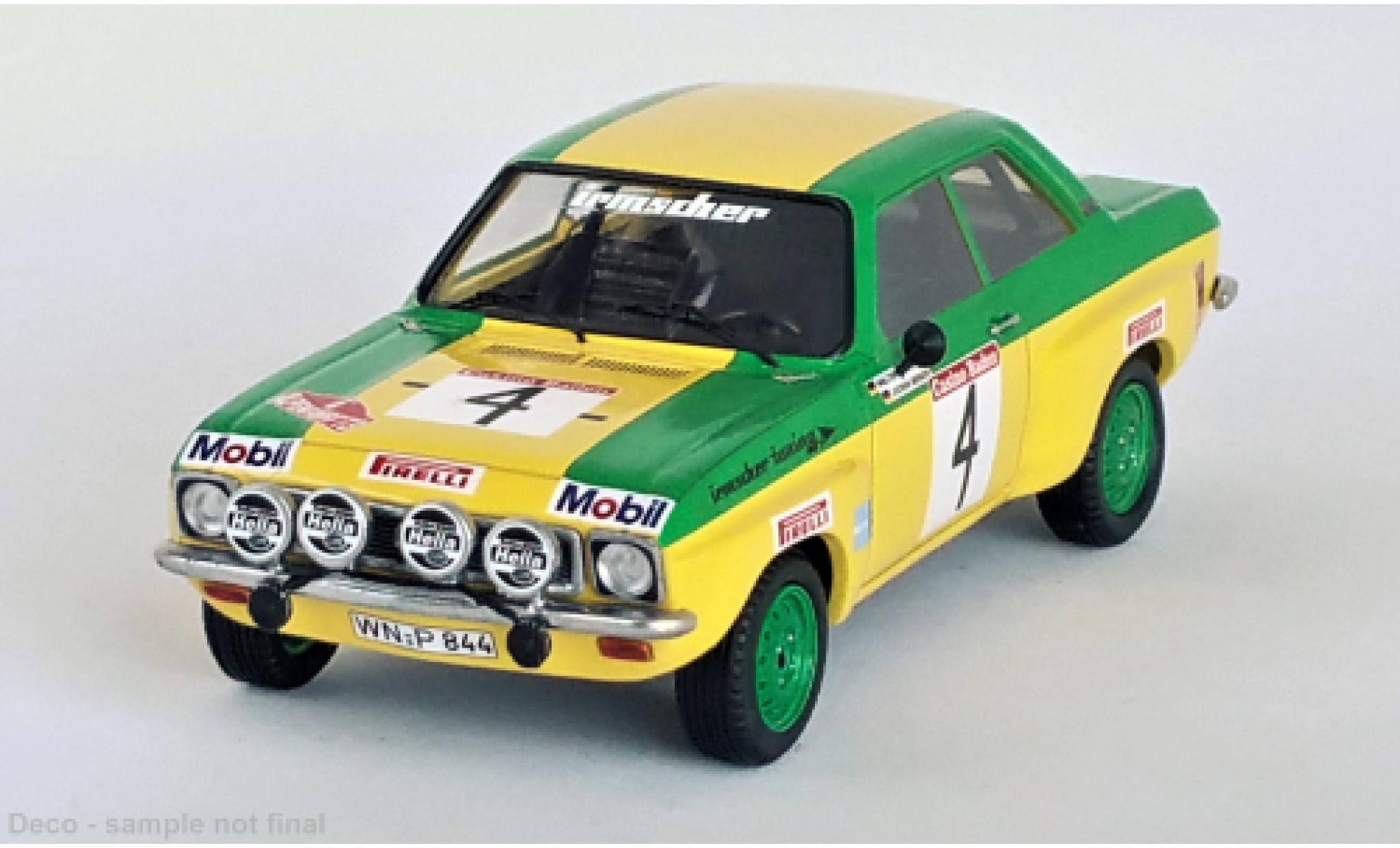 Opel Ascona 1/43 Trofeu A No.4 Rallye EM Alpenfahrt 1973 modelauto