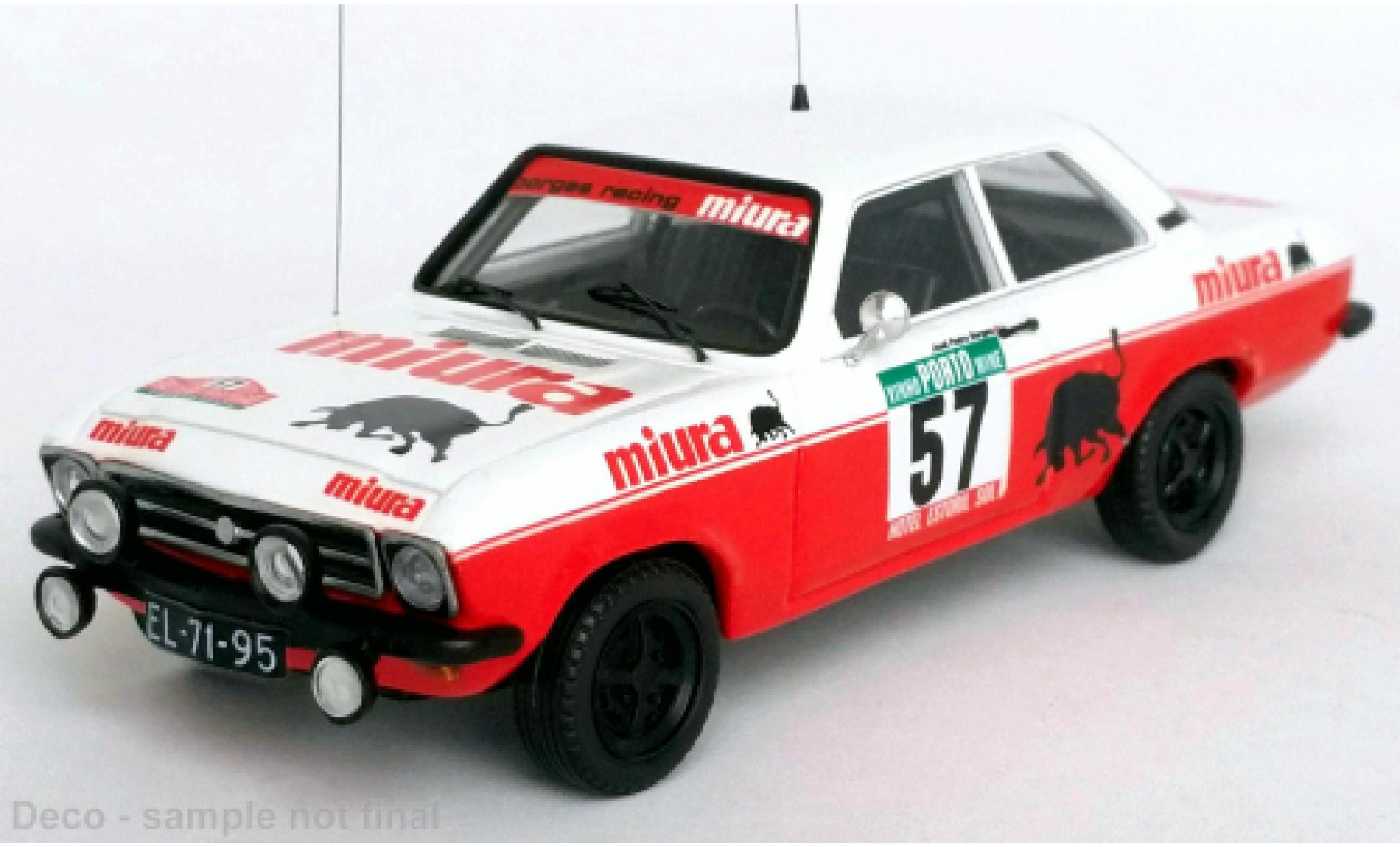 Opel Ascona 1/43 Trofeu A No.57 Rallye WM Rallye Portugal 1978 modelauto
