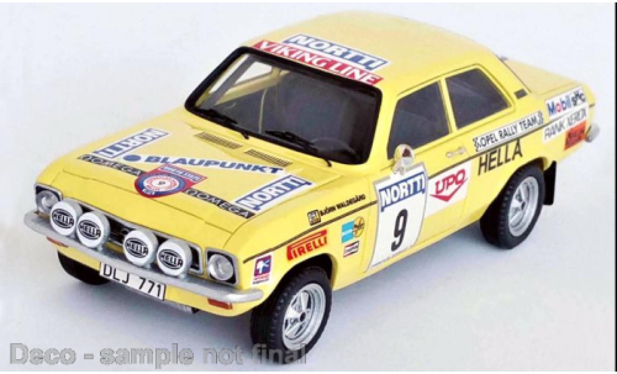 Opel Ascona 1/43 Trofeu A No.9 Rallye WM 1000 Lakes Rallye 1974 modelauto