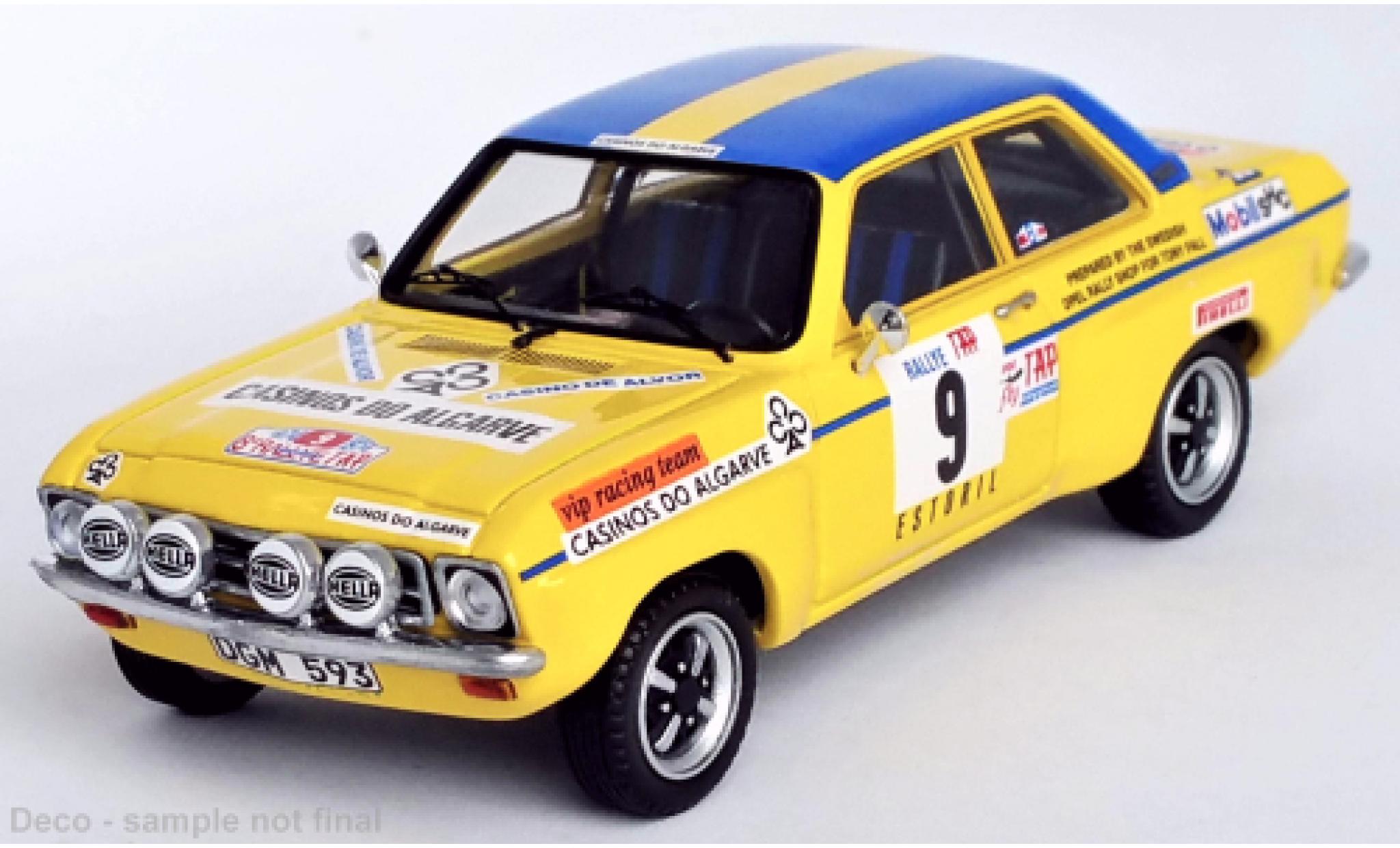 Opel Ascona 1/43 Trofeu A No.9 Rallye WM Rallye Portugal 1974 modelauto