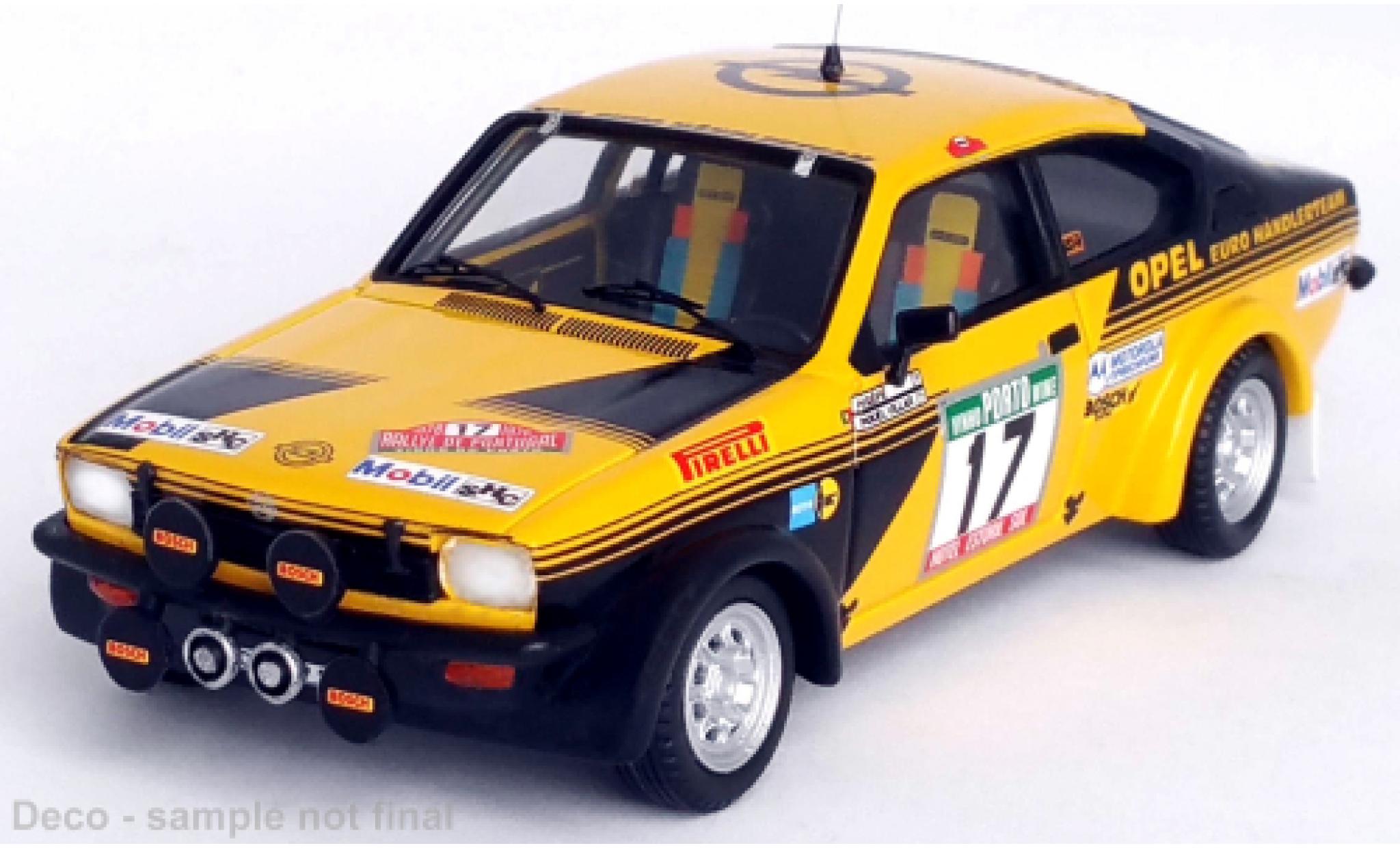 Opel Kadett 1/43 Trofeu C GT/E No.17 Rallye WM Rallye Portugal 1978 modelauto
