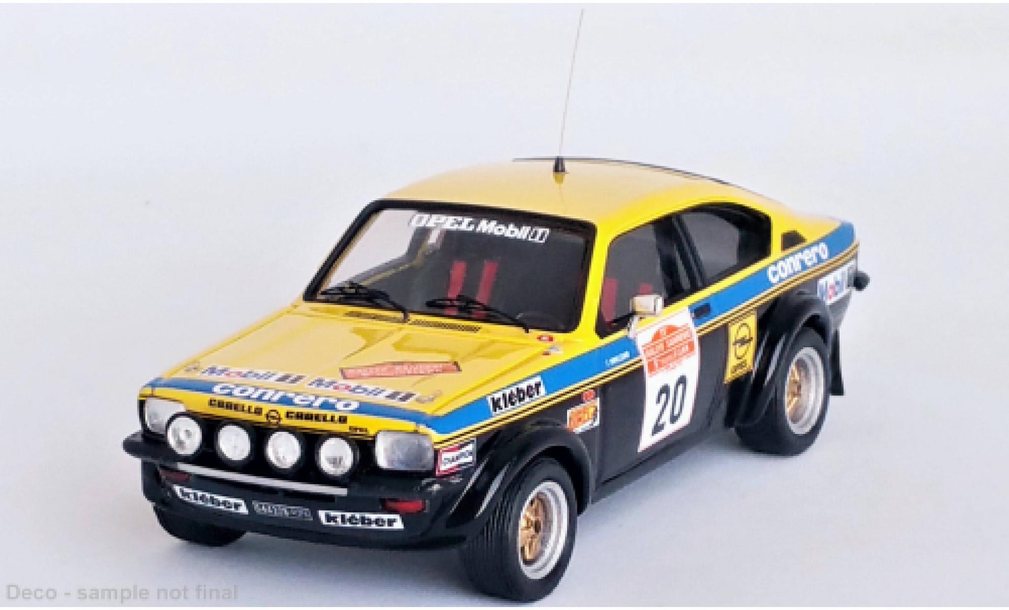 Opel Kadett 1/43 Trofeu C GT/E No.20 Rallye WM Rallye San Remo 1977 modelauto