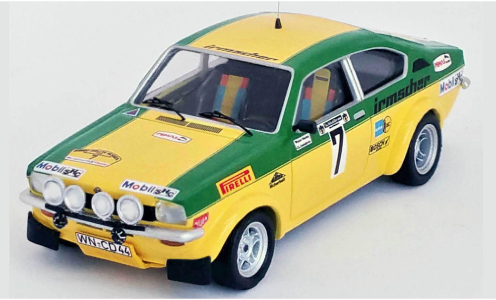 Opel Kadett 1/43 Trofeu C GT/E No.7 Rallye DM Rallye Hessen 1976 modelauto