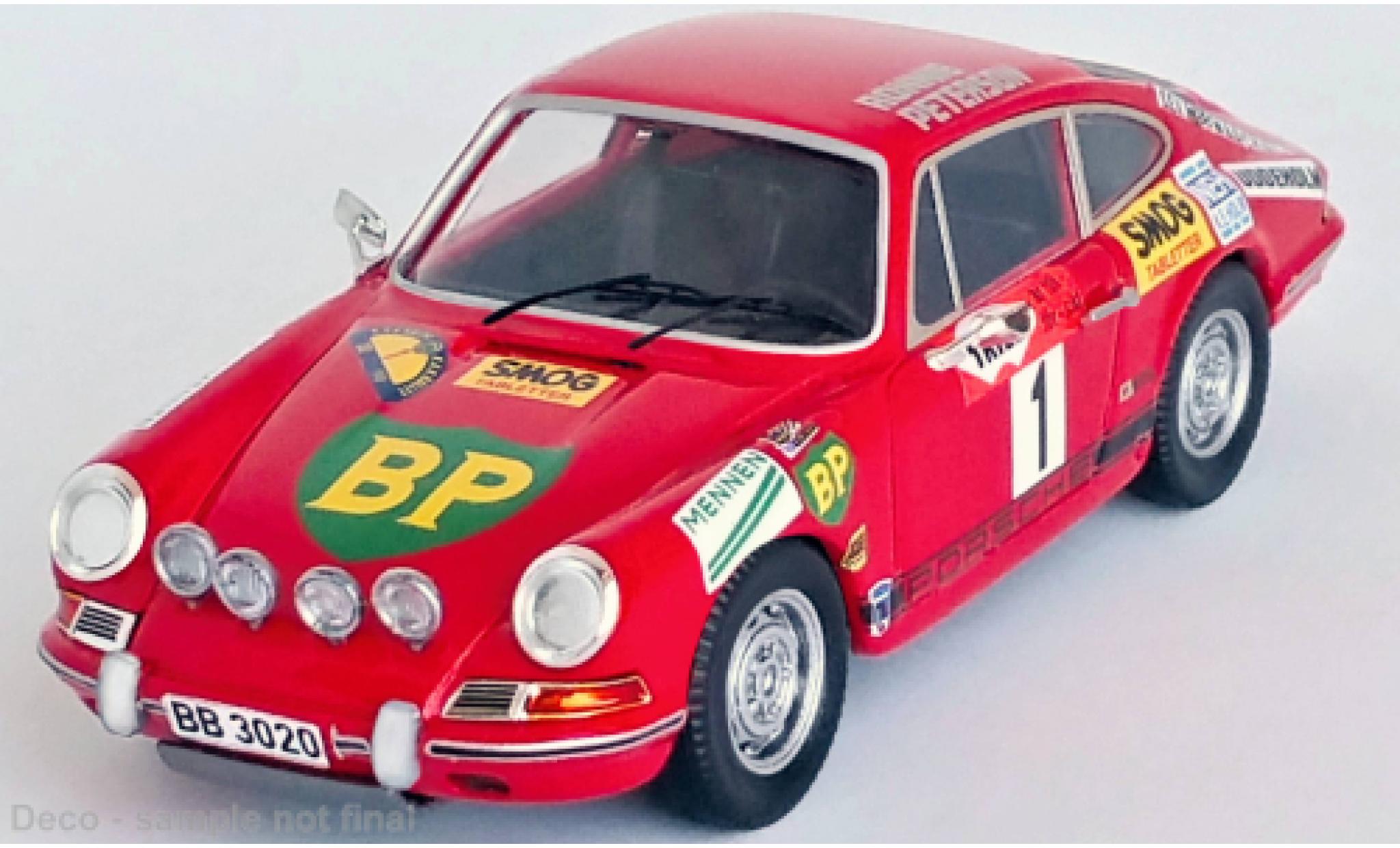 Porsche 911 1/43 Trofeu L No.1 Rallye Su&egrave;de 1970 modelauto