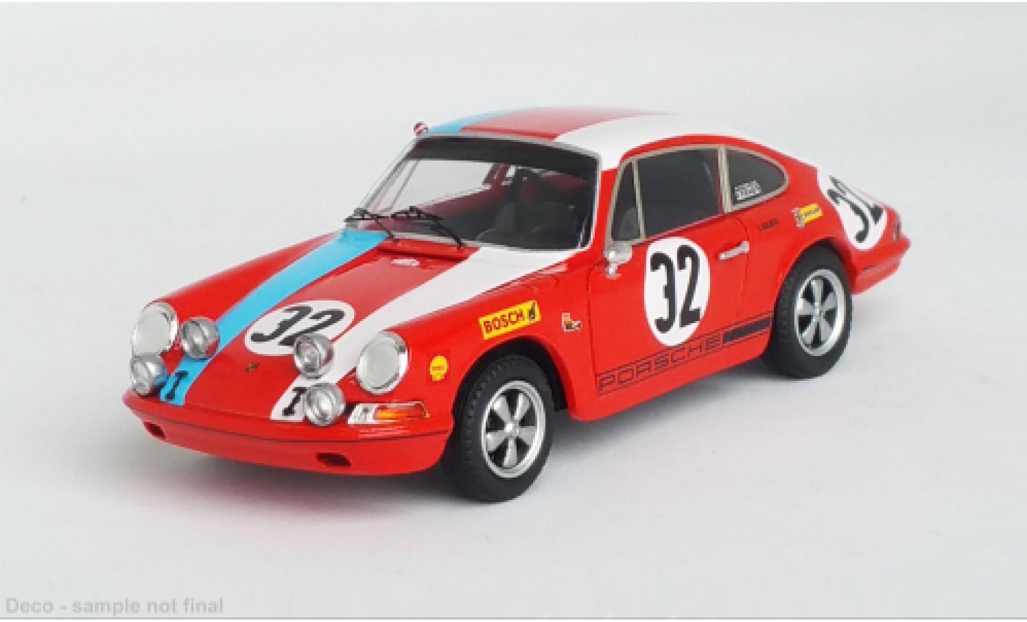 Porsche 911 1/43 Trofeu L No.32 24h Spa 1968 modelauto