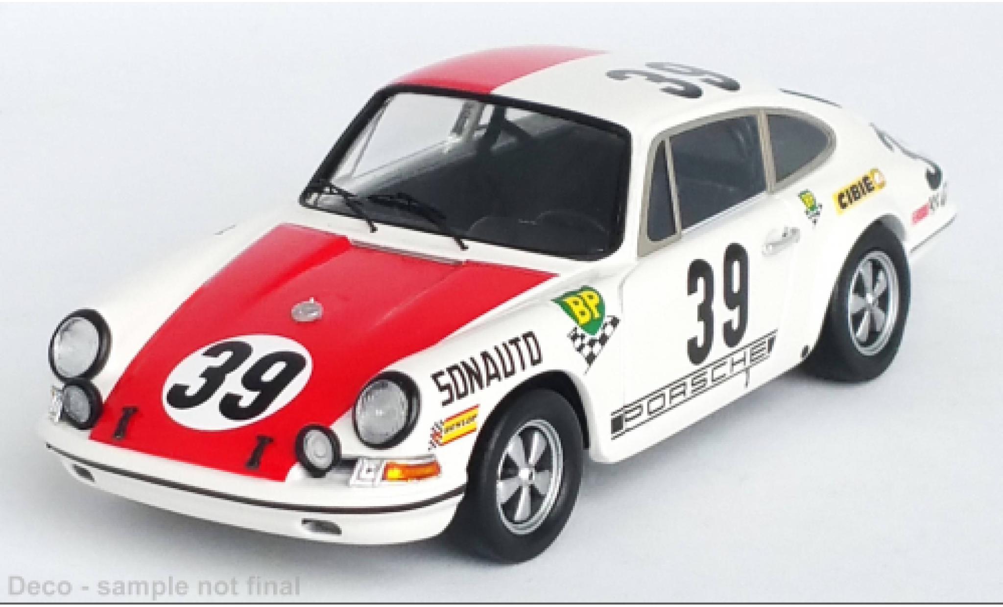 Porsche 911 1/43 Trofeu No.39 24h Spa 1969 modelauto