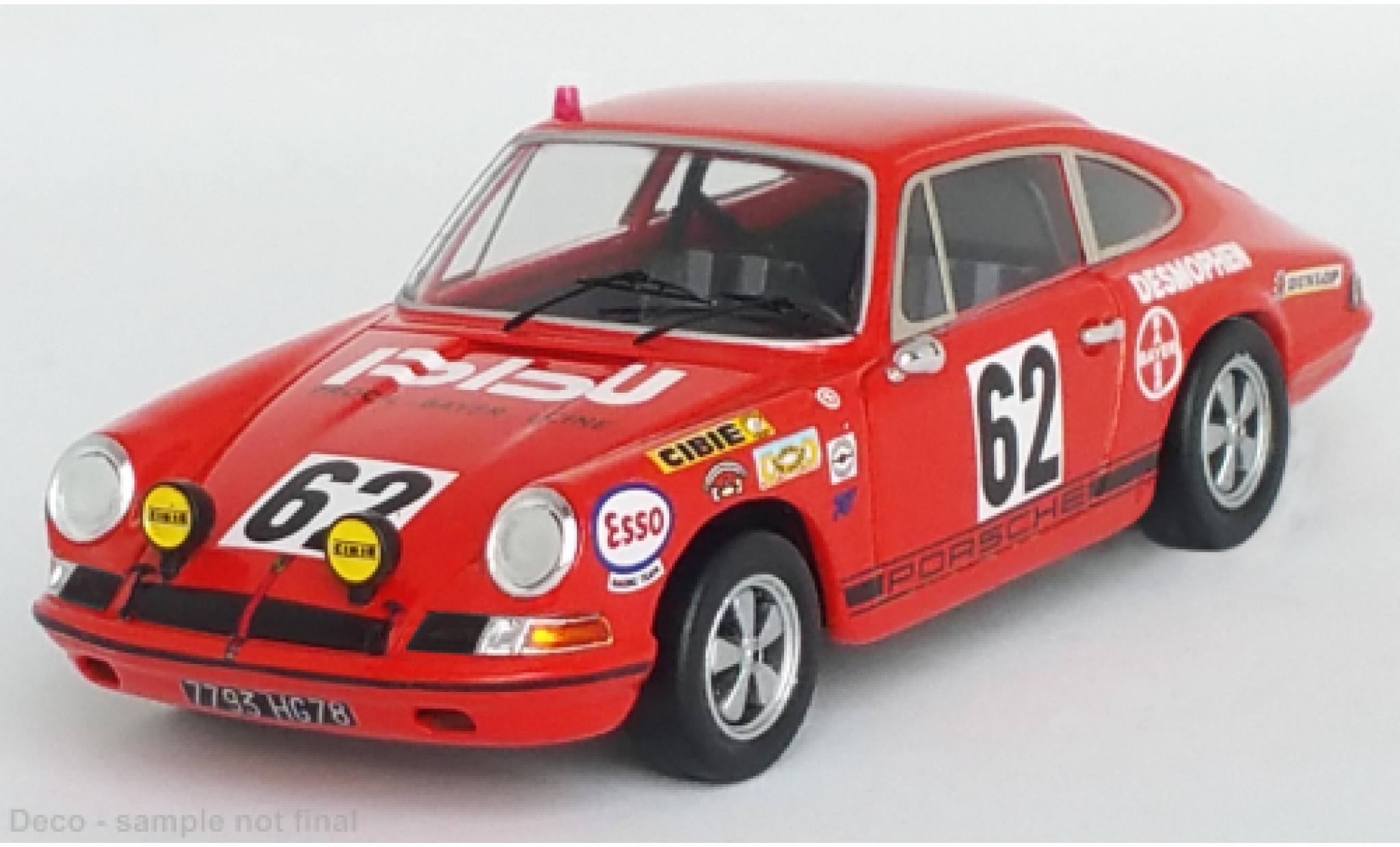 Porsche 911 1/43 Trofeu S/T No.62 24h Le Mans 1970 modelauto