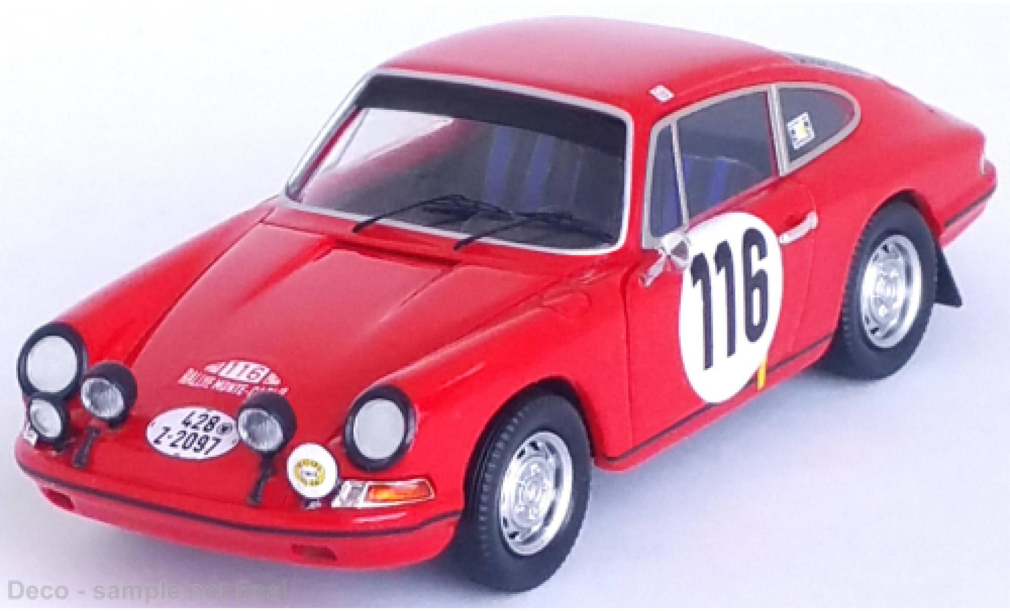 Porsche 911 1/43 Trofeu T No.116 Rallye Monte Carlo 1968 modelauto