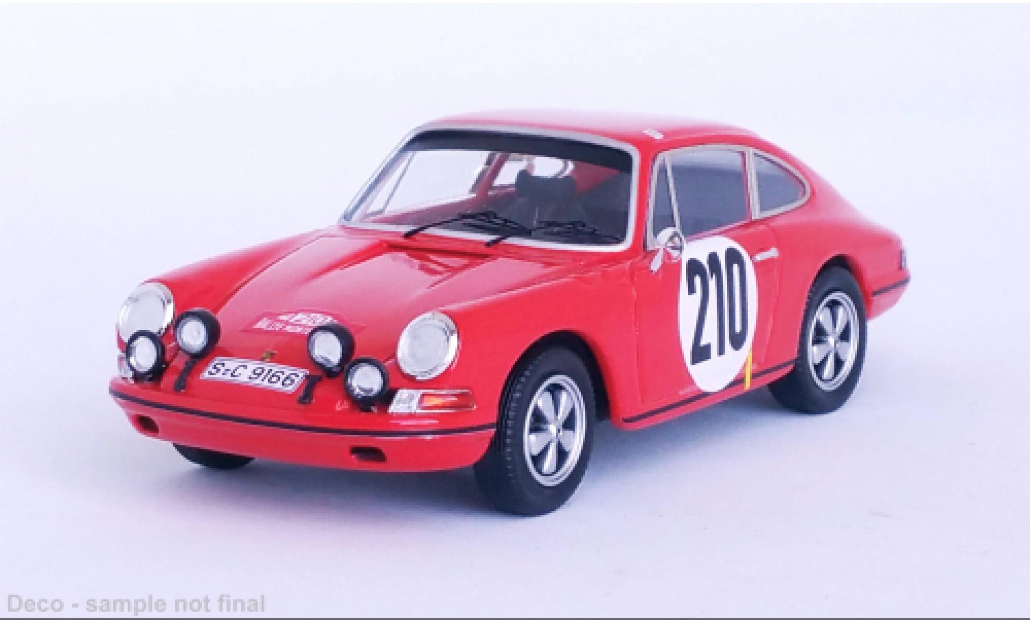 Porsche 911 1/43 Trofeu T No.210 Rallye Monte Carlo 1968 modelauto