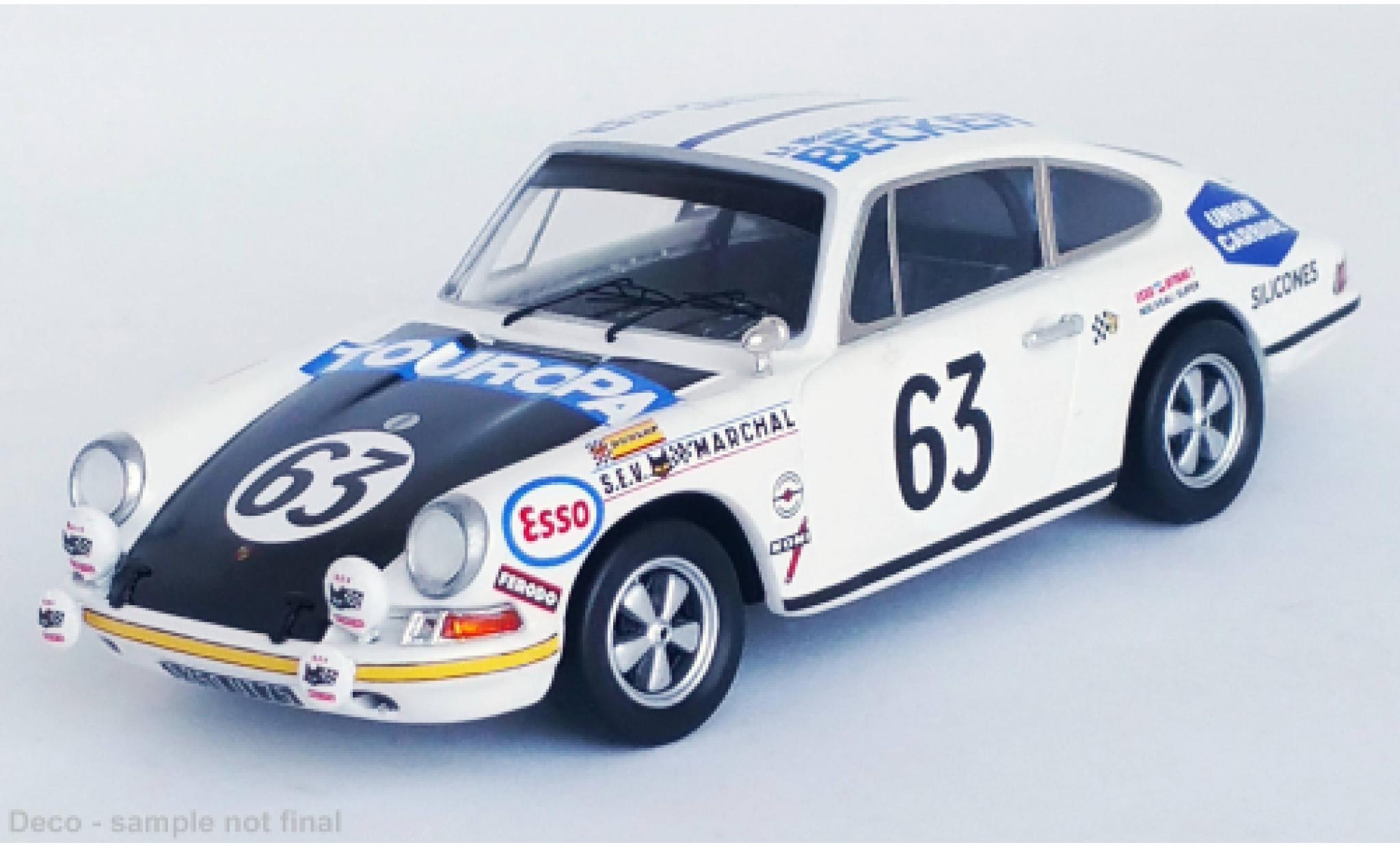 Porsche 911 1/43 Trofeu T/R No.63 24h Le Mans 1969 modelauto