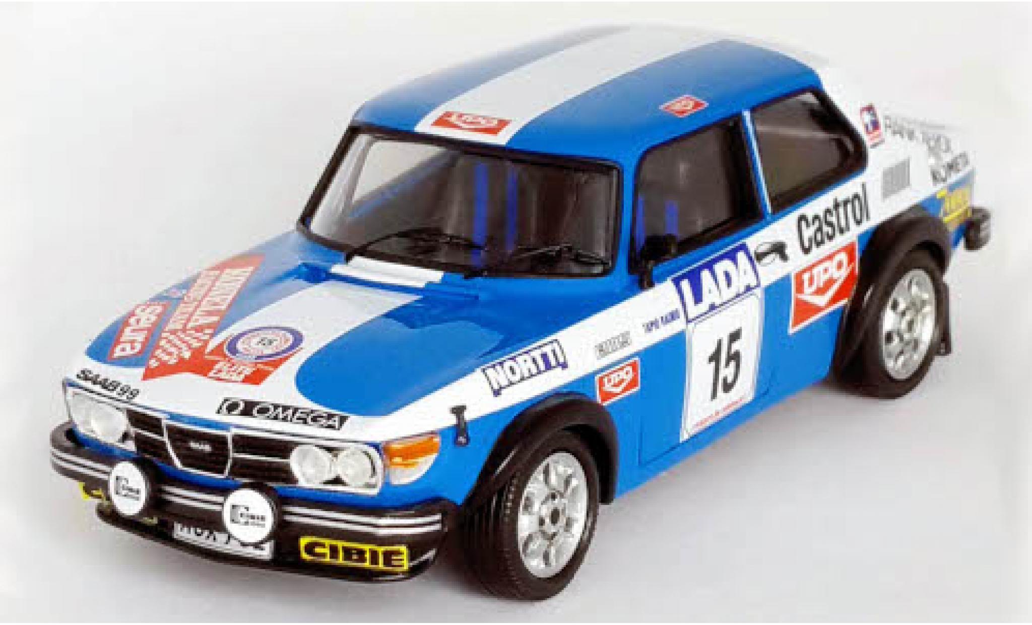Saab 99 1/43 Trofeu No.15 Rallye WM 1000 Lakes Rallye 1977 modelauto