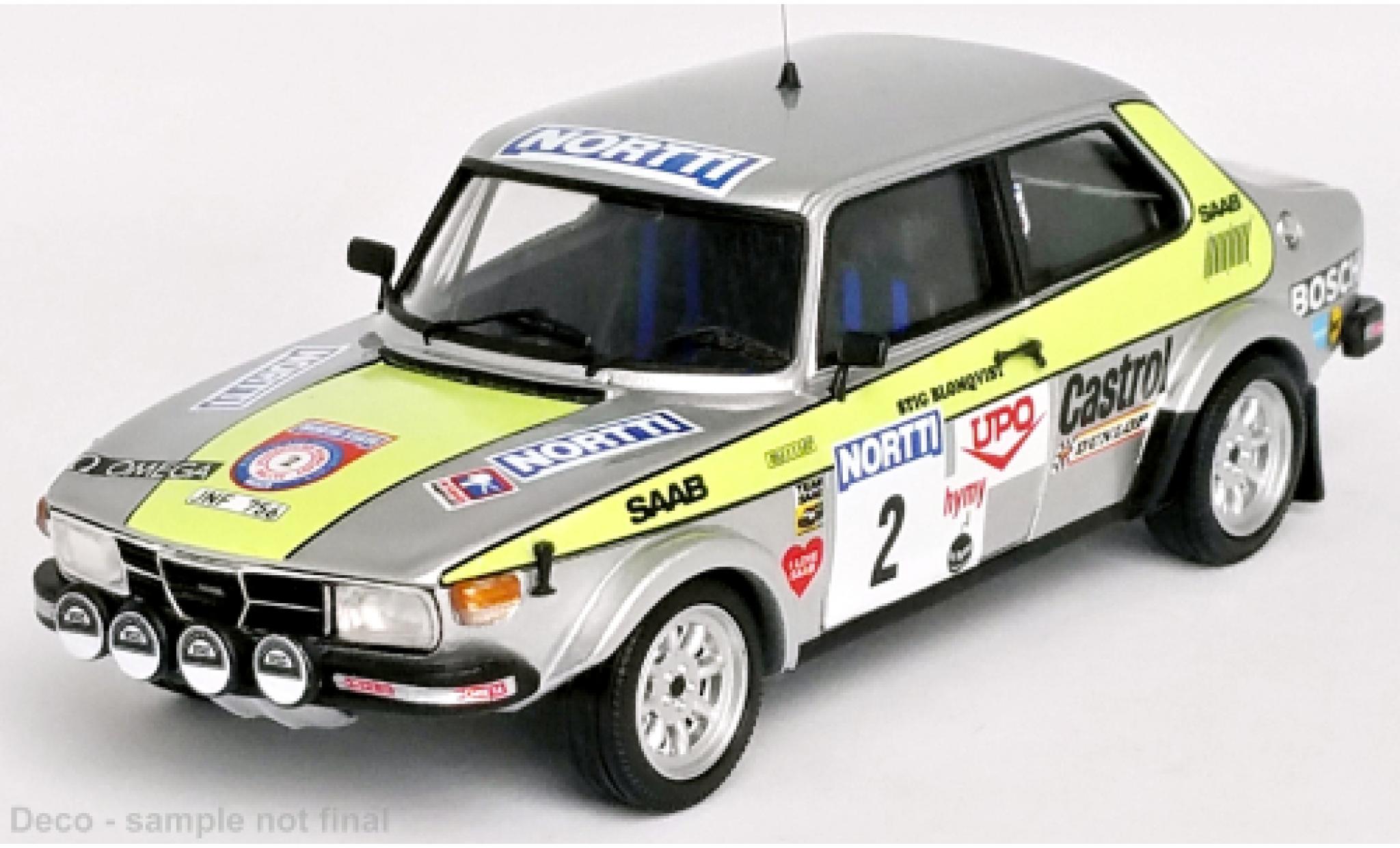 Saab 99 1/43 Trofeu No.2 Rallye WM 1000 Lakes Rallye 1976 modelauto