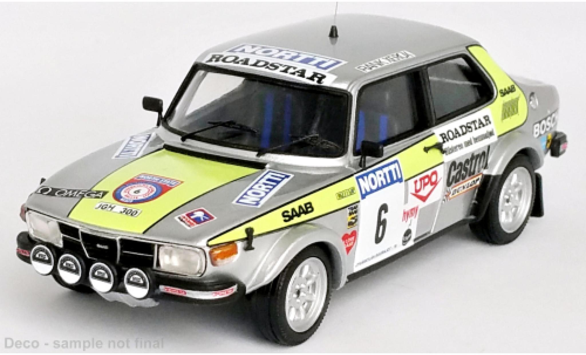 Saab 99 1/43 Trofeu No.6 Rallye WM 1000 Lakes Rallye 1976 modelauto