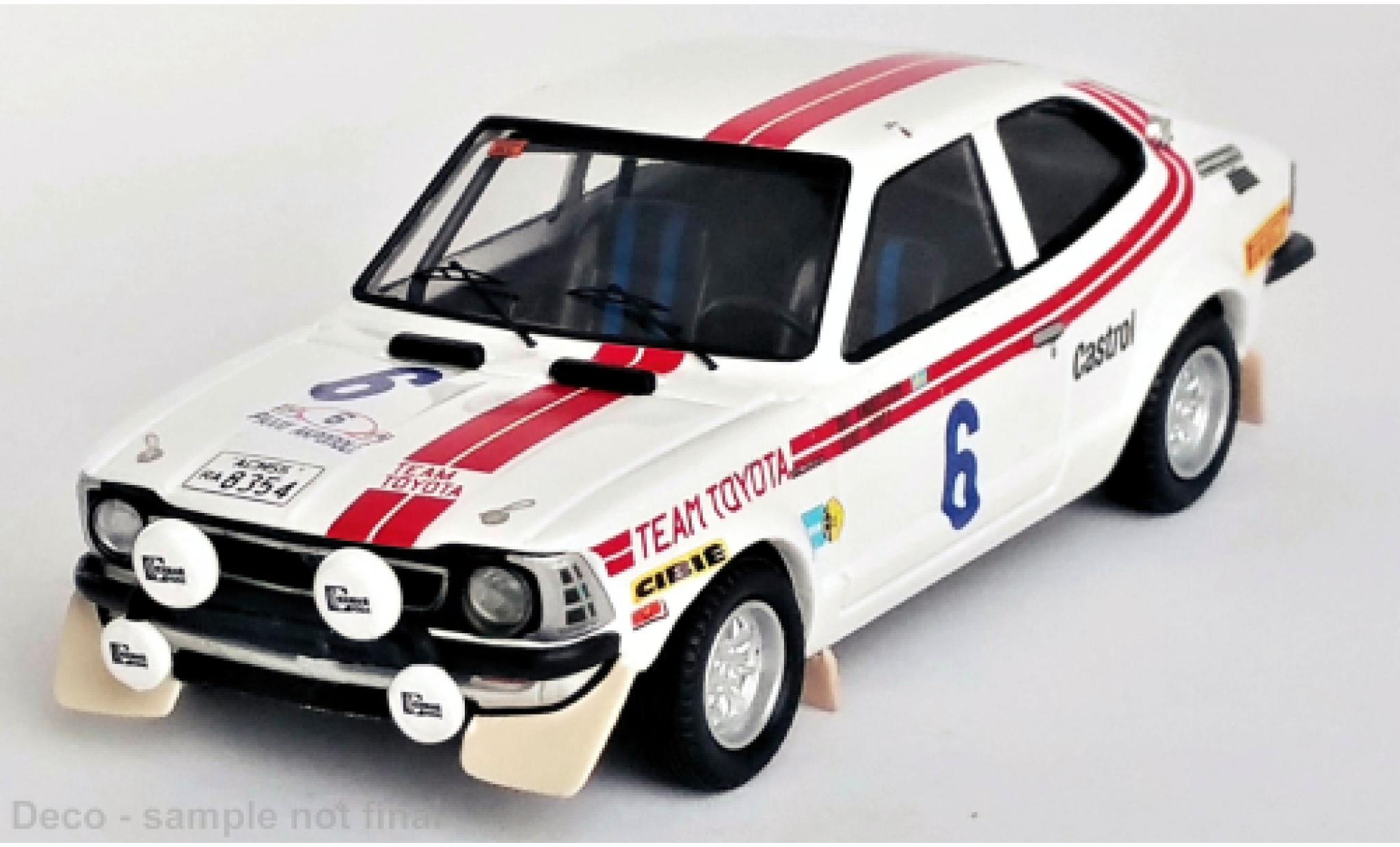 Toyota Corolla 1/43 Trofeu Levin No.6 Rallye WM Rallye Acropolis 1975 modelauto