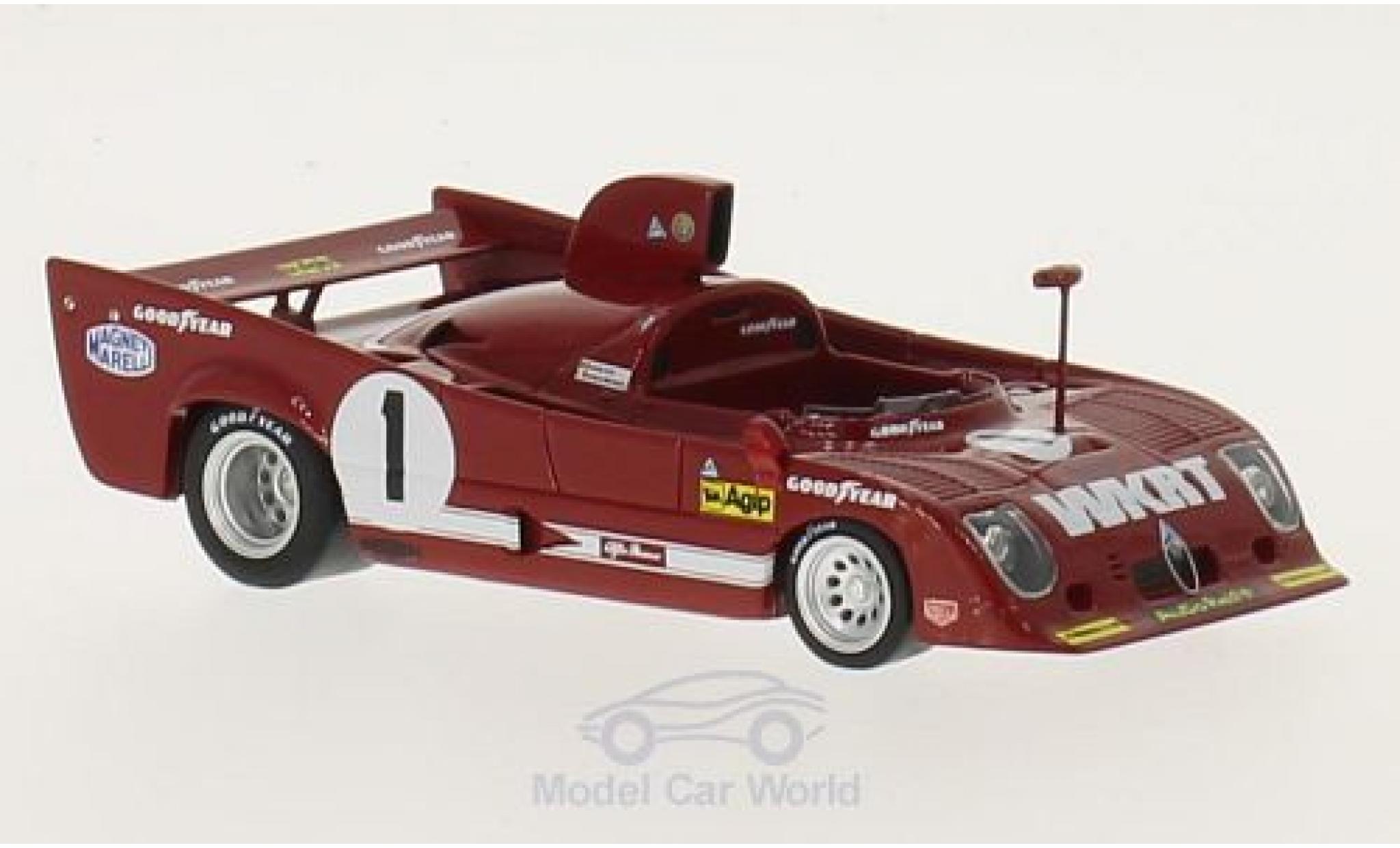 Alfa Romeo T33 1/18 TrueScale Miniatures TT 12 RHD No.1 WKRT 1000km Spa 1975 J.Ickx/A.Merzario modelauto