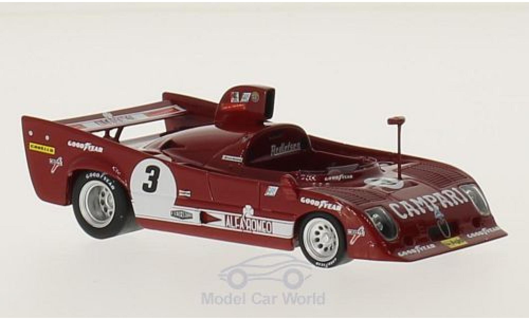 Alfa Romeo T33 1/18 TrueScale Miniatures TT 12 RHD No.3 Campari 6h Watkins Glen 1975 M.Andretti/A.Merzario modelauto