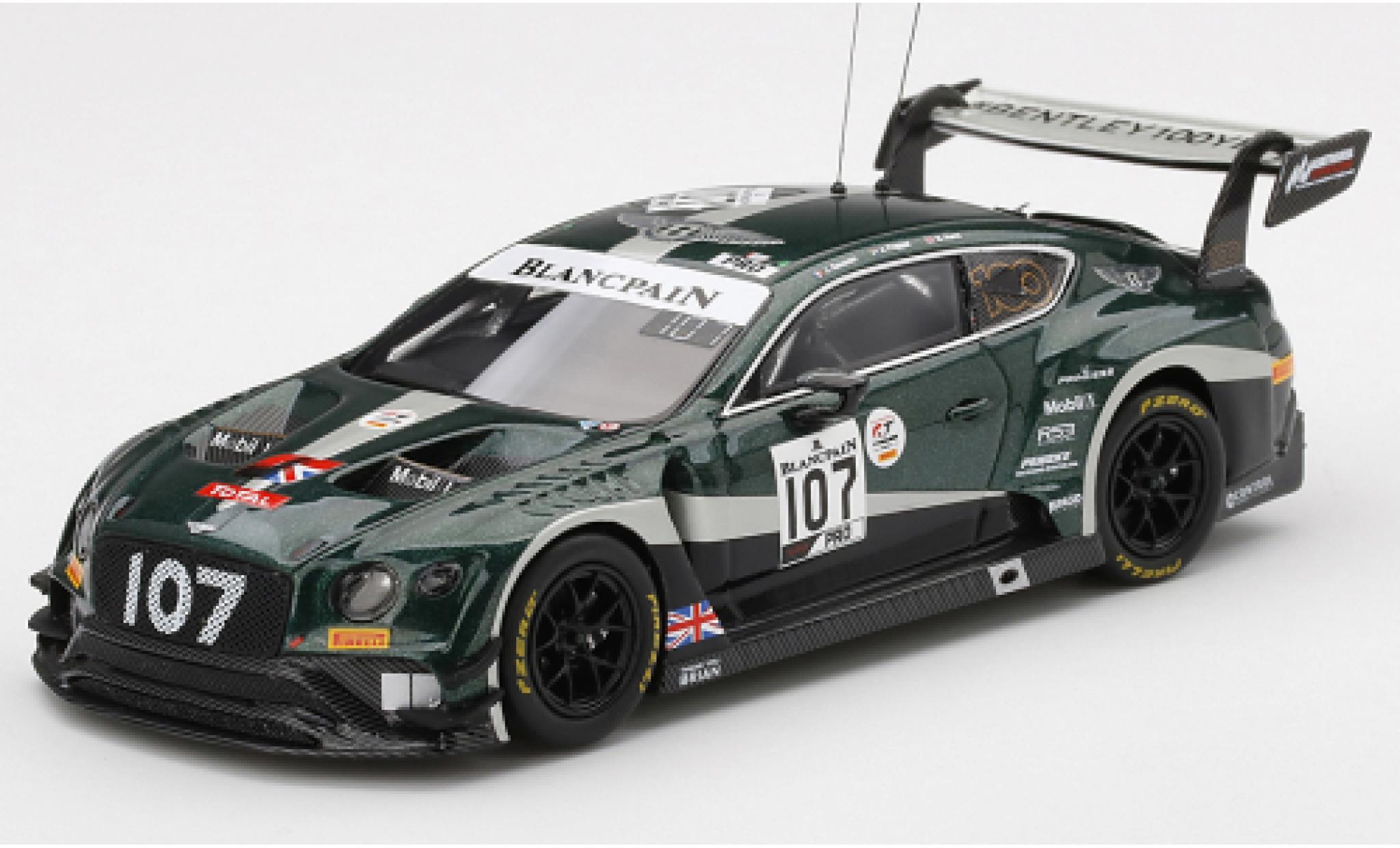 Bentley Continental 1/43 TrueScale Miniatures GT3 RHD No.107 M-Sport Team 24h Spa 2019 J.Pepper/S.Kane/J.Gounon modelauto