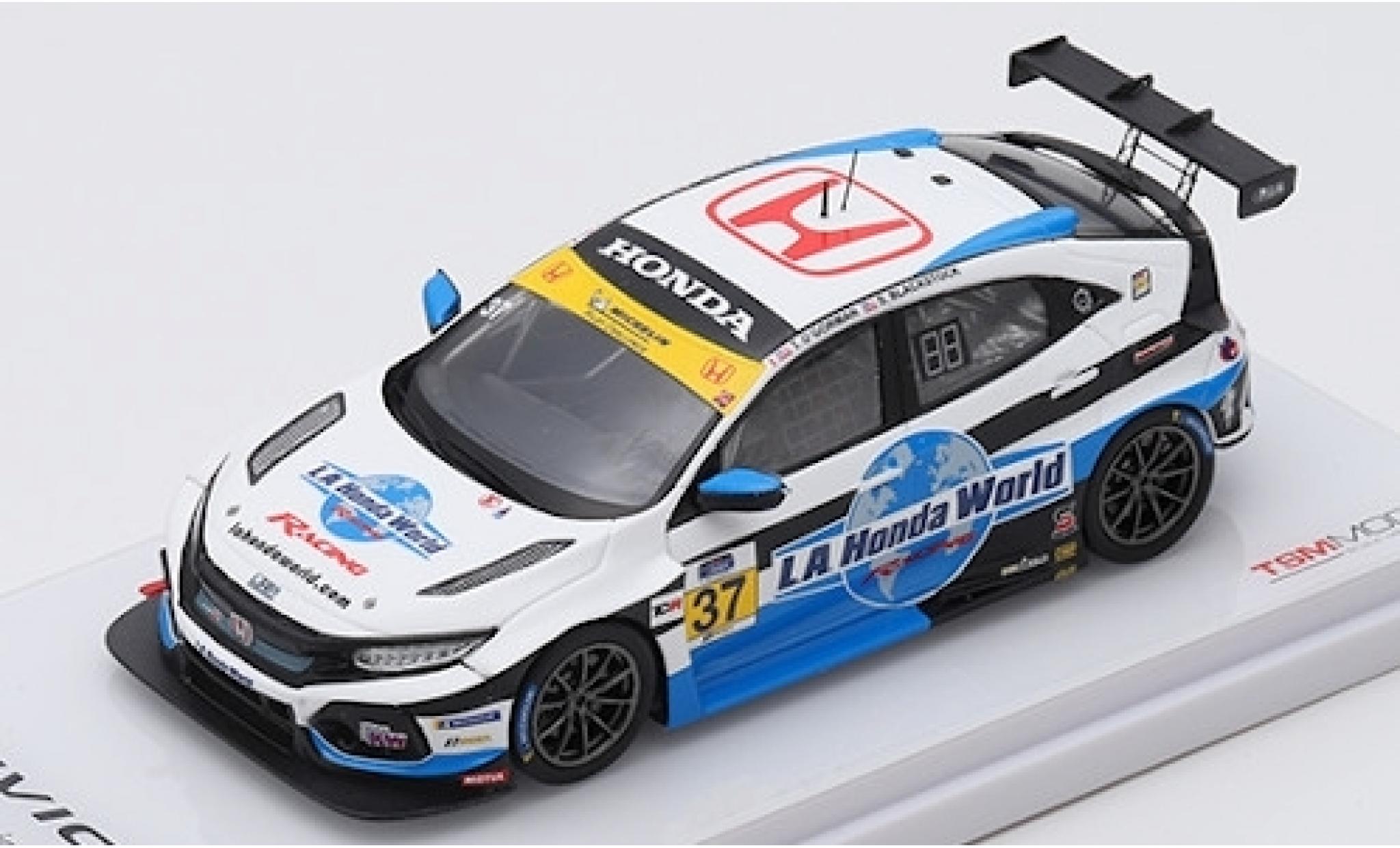 Honda Civic 1/43 TrueScale Miniatures Type R TCR No.37 LA World Racing 24h Daytona 2019 T.O Gorman/S.Blackstock modelauto