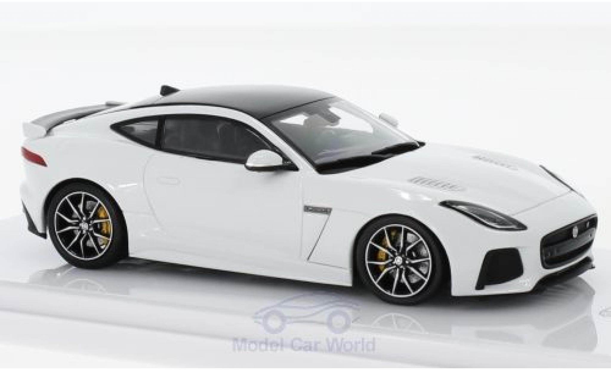 Jaguar F-Type 1/43 TrueScale Miniatures SVR wit modelauto